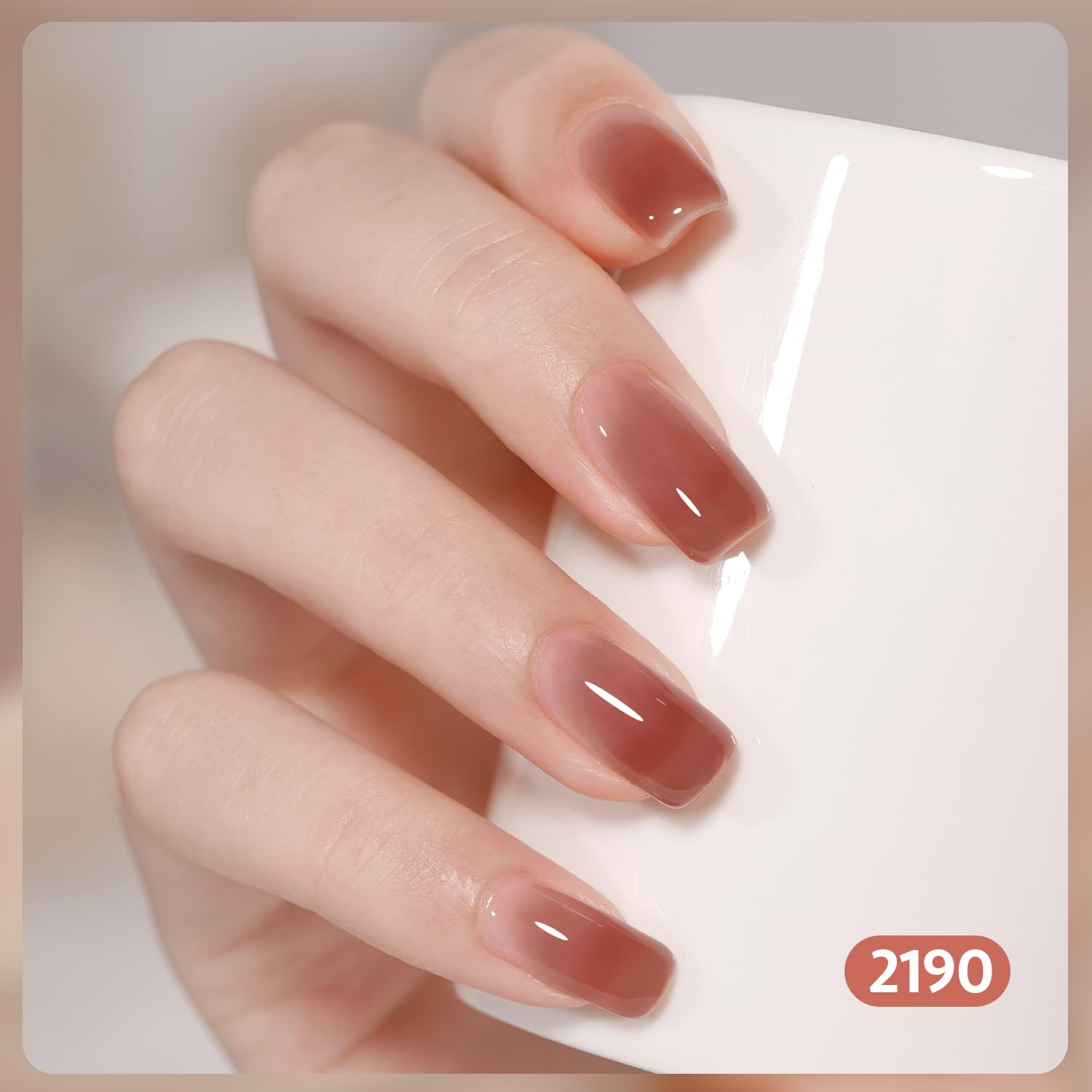 Foto 4 pulgar | Set De Esmaltes De Uñas Gaoy Jelly Gel, 6 Colores, 6.5 Ml, Uv Light Cure - Venta Internacional.