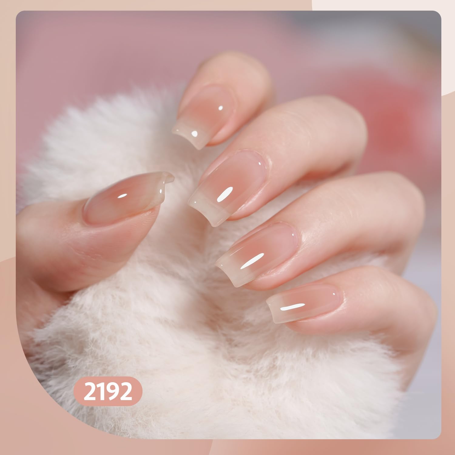 Foto 5 pulgar | Set De Esmaltes De Uñas Gaoy Jelly Gel, 6 Colores, 6.5 Ml, Uv Light Cure - Venta Internacional.