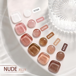 Foto 6 | Set De Esmaltes De Uñas Gaoy Jelly Gel, 6 Colores, 6.5 Ml, Uv Light Cure - Venta Internacional.