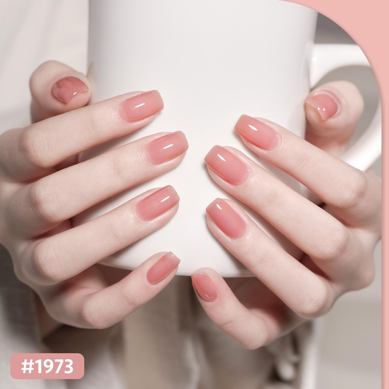 Foto 5 pulgar | Set De Esmaltes De Uñas Gaoy Jelly Gel Strawberry Milk, 6 Colores, 6,5 Ml - Venta Internacional.