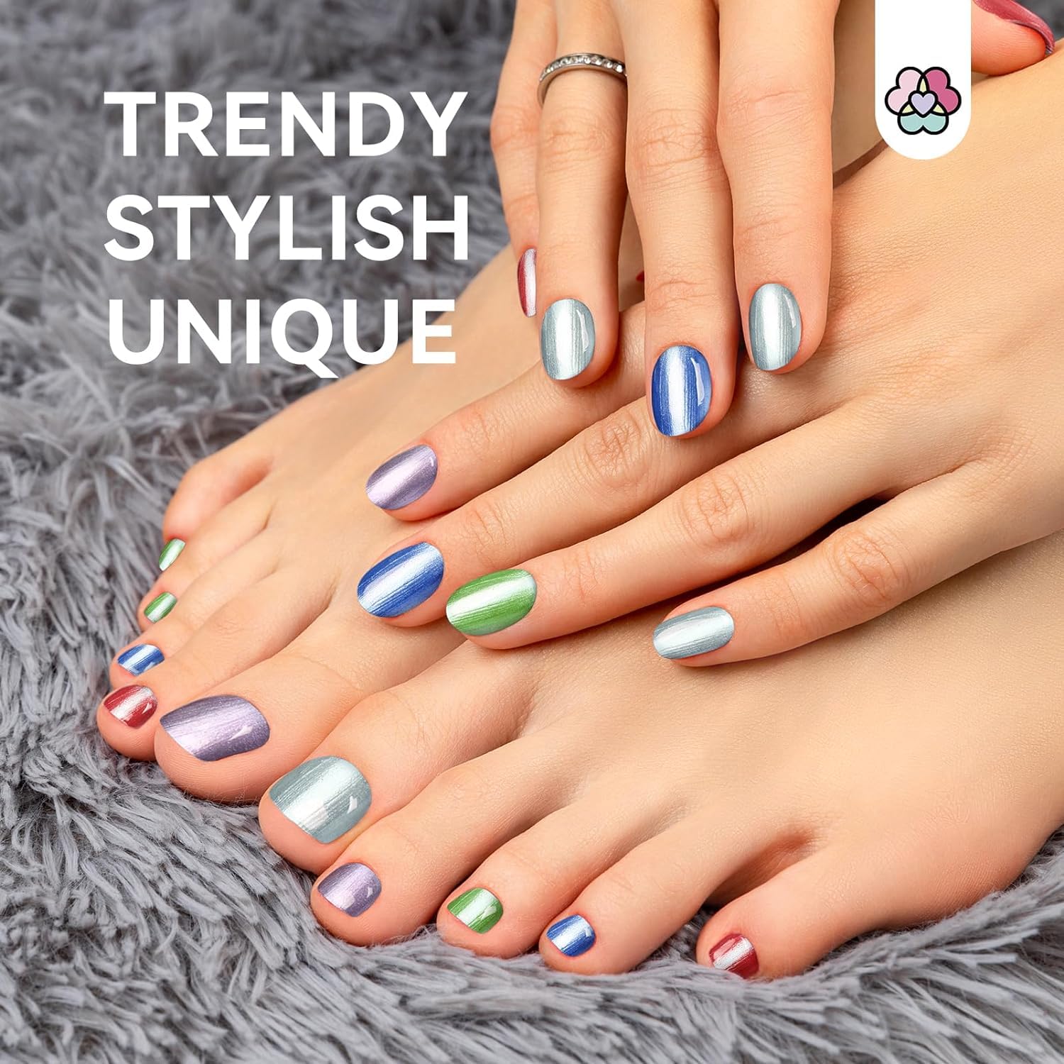 Foto 2 | Set De Esmaltes De Uñas Saviland Metallic 12 Colores Mirror Chrome - Venta Internacional.