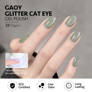 Foto 6 | Set De Esmaltes De Uñas Gaoy Cat Eye Gel Con Imán, 6 Colores, 7,3 Ml - Venta Internacional.