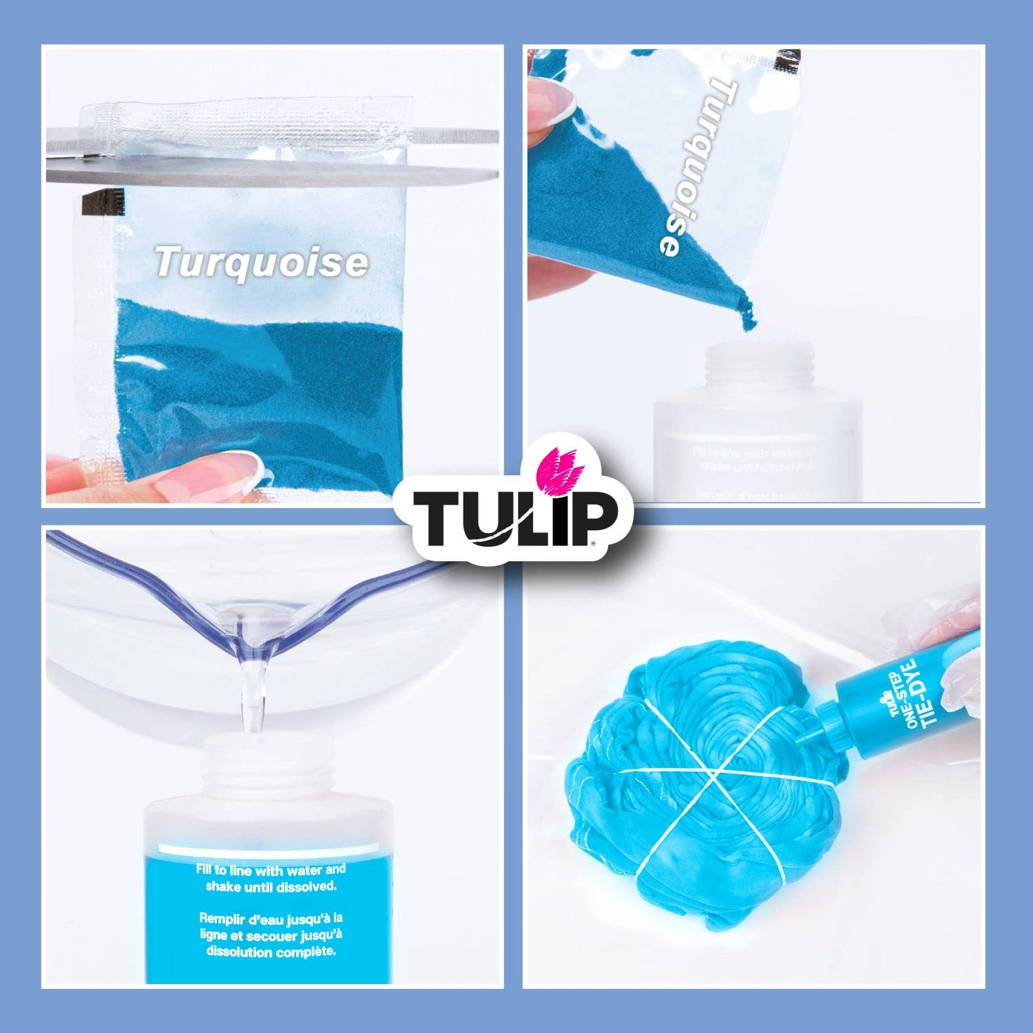 Foto 5 | Recambios Permanentes Tie-dye Tulip One-step Color Wheel, Paquete De 30 - Venta Internacional.