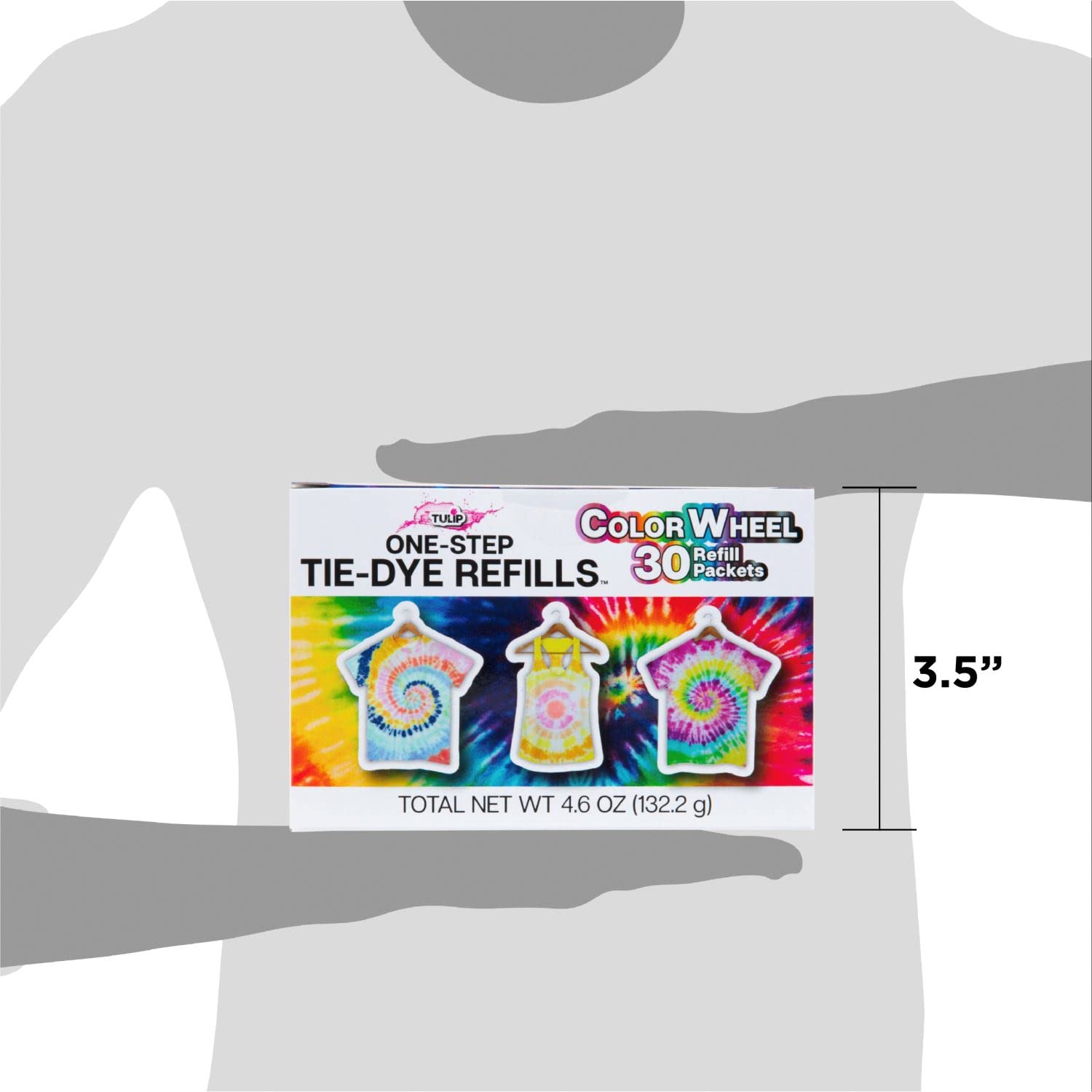 Foto 6 | Recambios Permanentes Tie-dye Tulip One-step Color Wheel, Paquete De 30 - Venta Internacional.