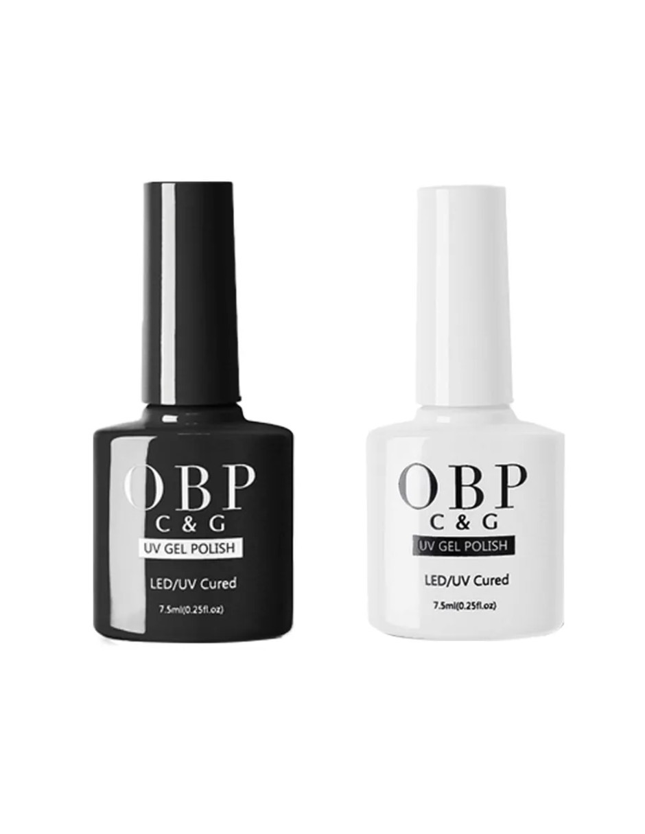 Foto 1 | Kit Gel Esmalte Semipermanente Blanco Y Negro 7.5ml