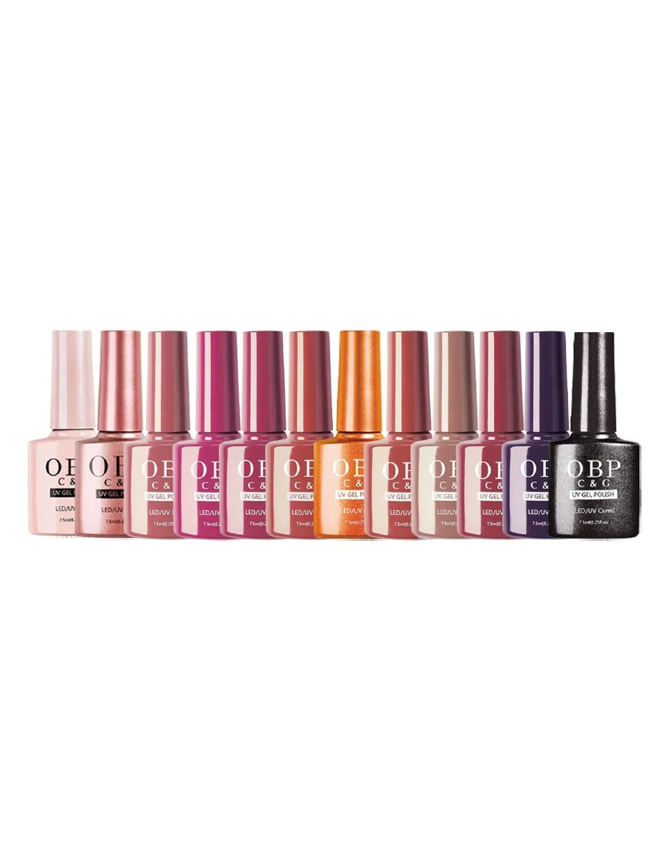 Gama De Gel Esmalte Semi Permanente 12 Colores Rose Wood