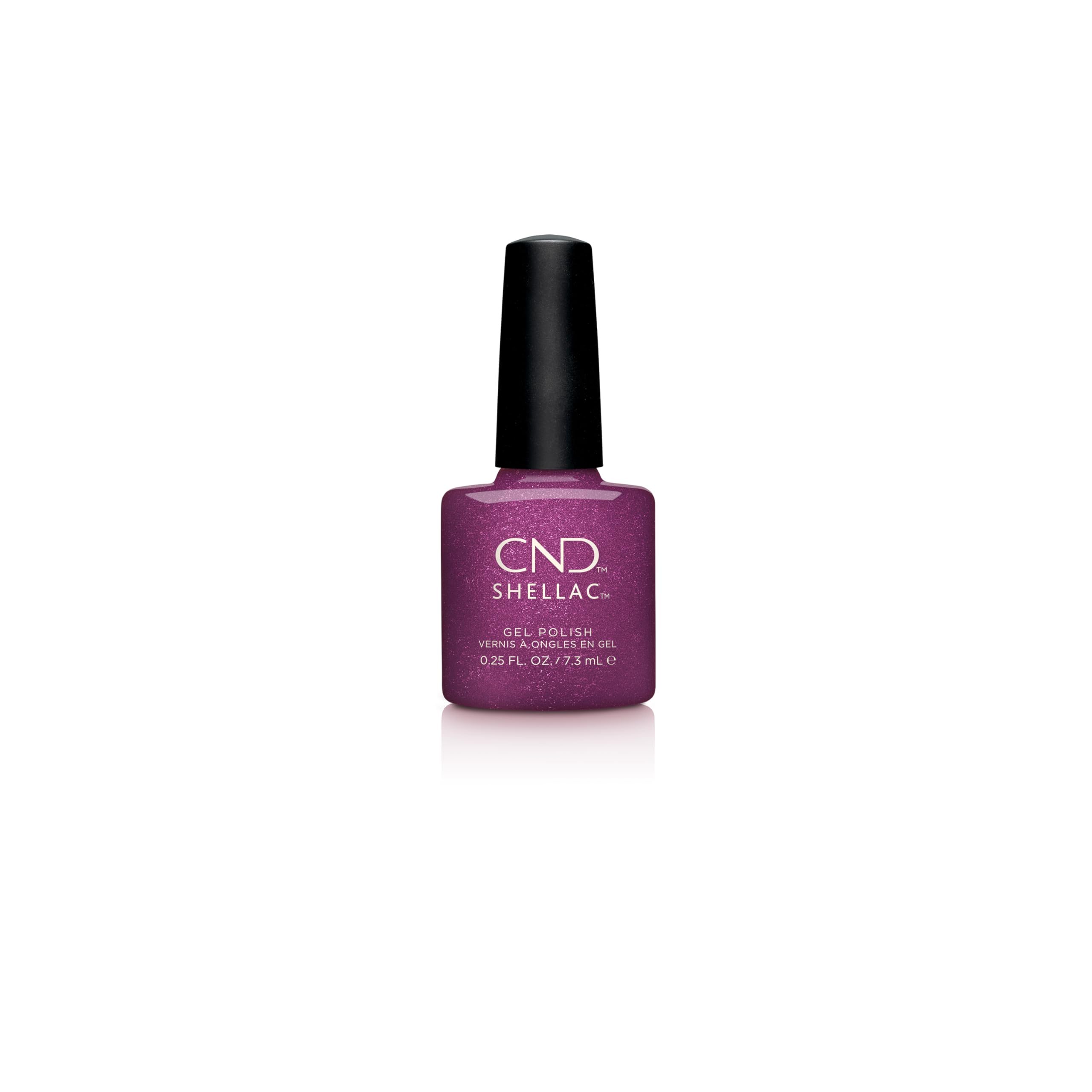 Esmalte De Uñas Cnd Shellac Gel De Larga Duración, Morado, 7 Ml - Venta Internacional.
