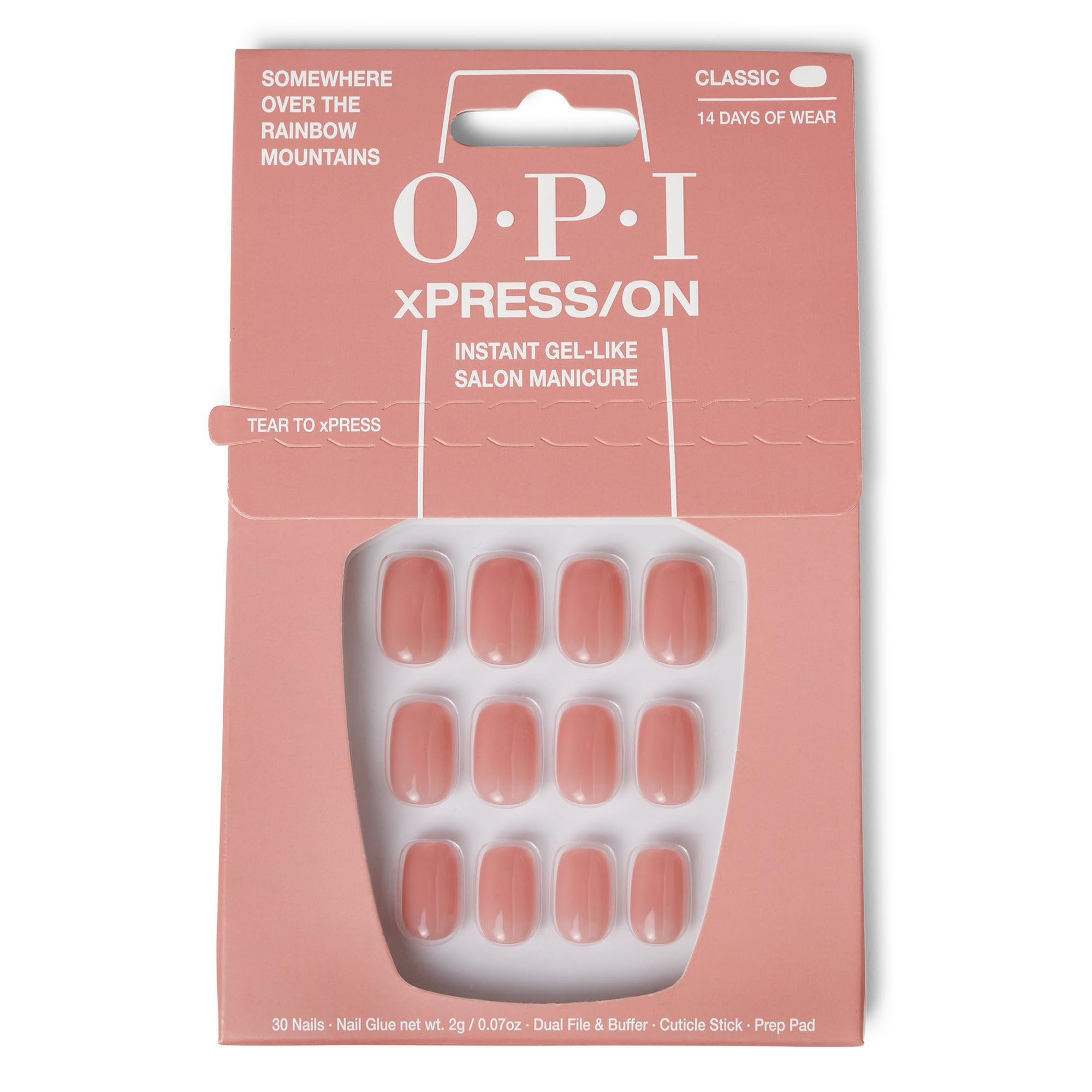 Foto 1 | Presiona Las Uñas Opi Xpress/en Algún Lugar Sobre El Arcoíris - Venta Internacional.