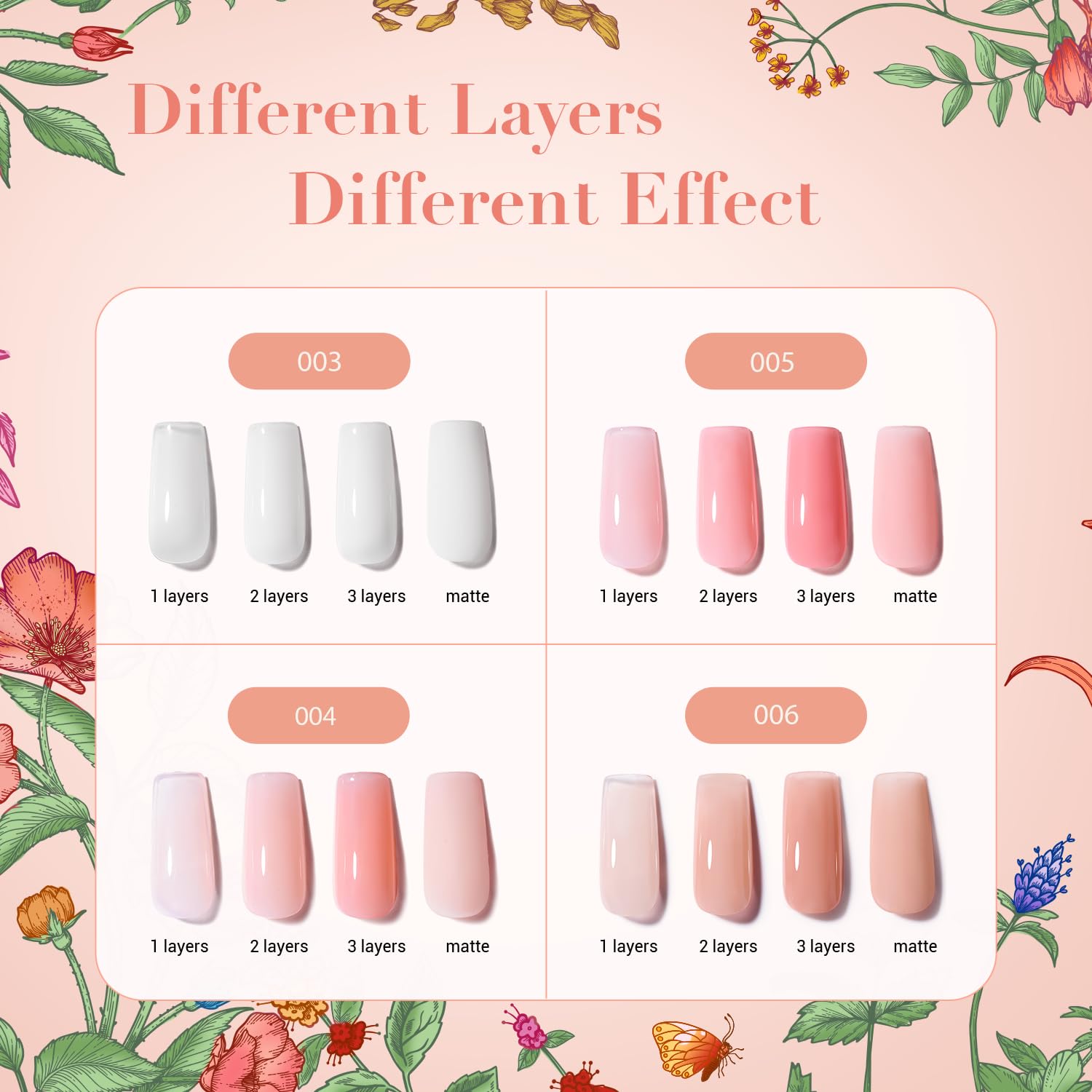 Foto 4 pulgar | Set De Esmaltes De Uñas Azurebeauty Vegan De 4 Colores Con Capa Superior - Venta Internacional.