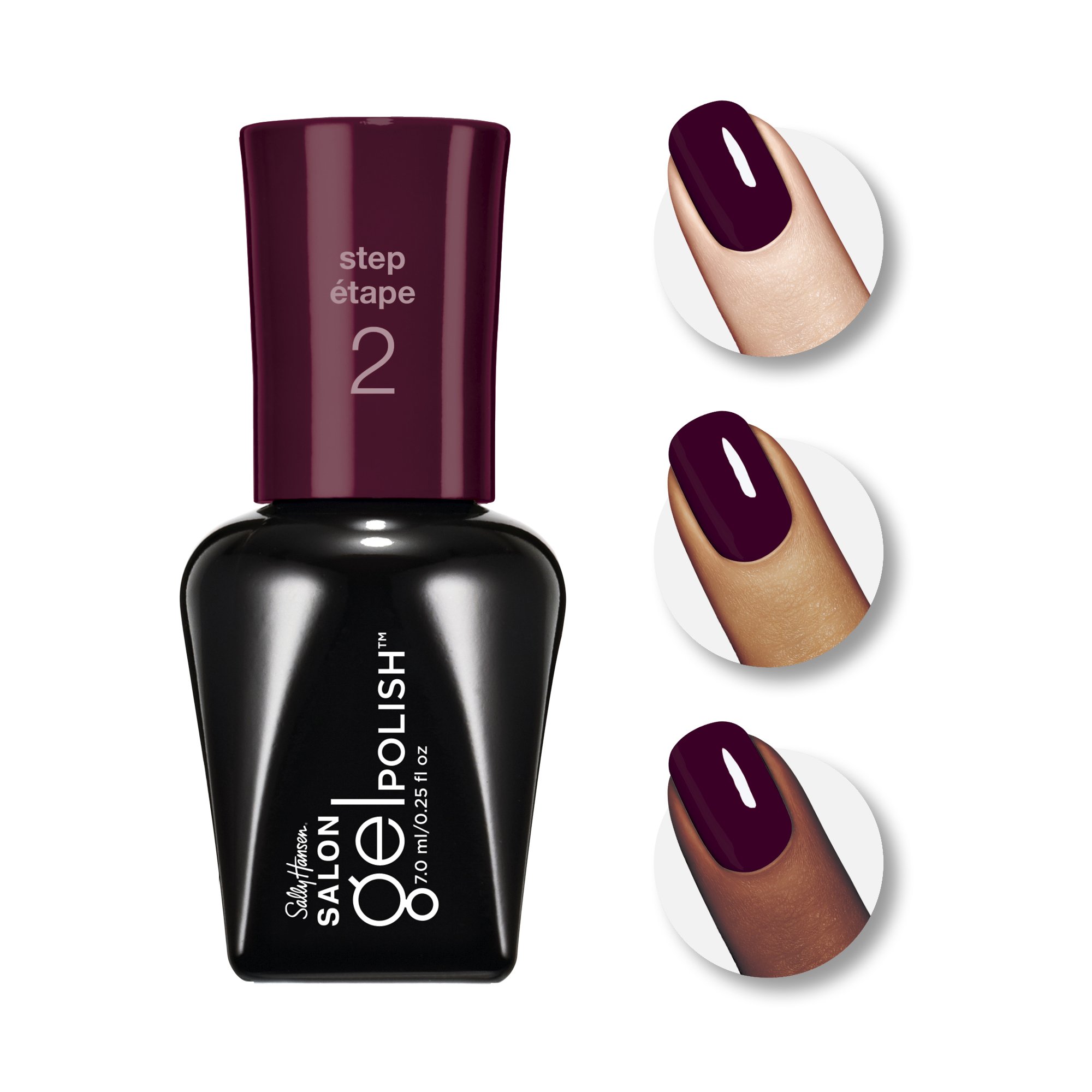 Foto 4 pulgar | Esmalte De Uñas Sally Hansen Salon Gel Pat On The Black, 4 Ml - Venta Internacional.
