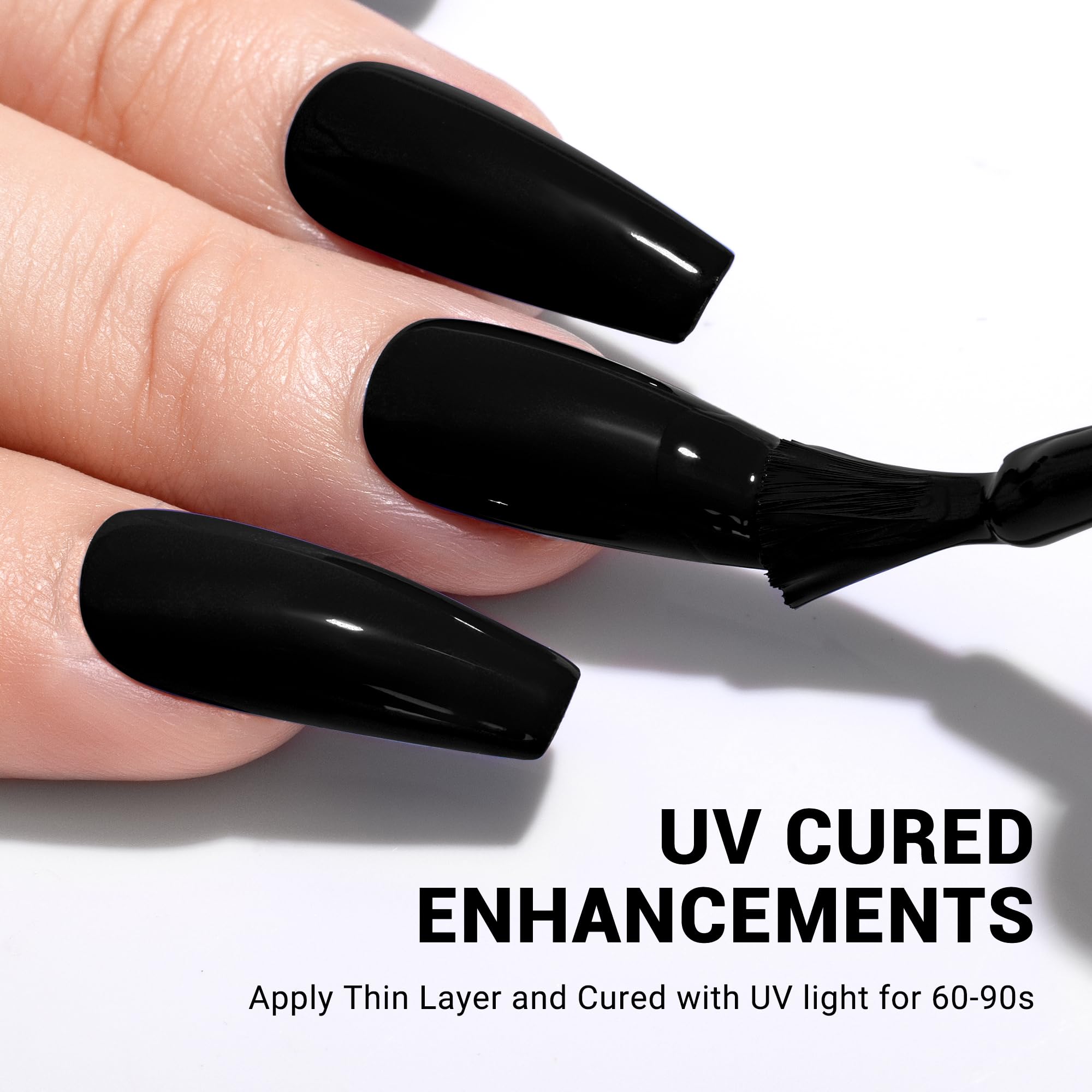 Foto 6 pulgar | Esmalte De Uñas En Gel Melodysusie Black Abyss Color 15 Ml Uv/led - Venta Internacional.