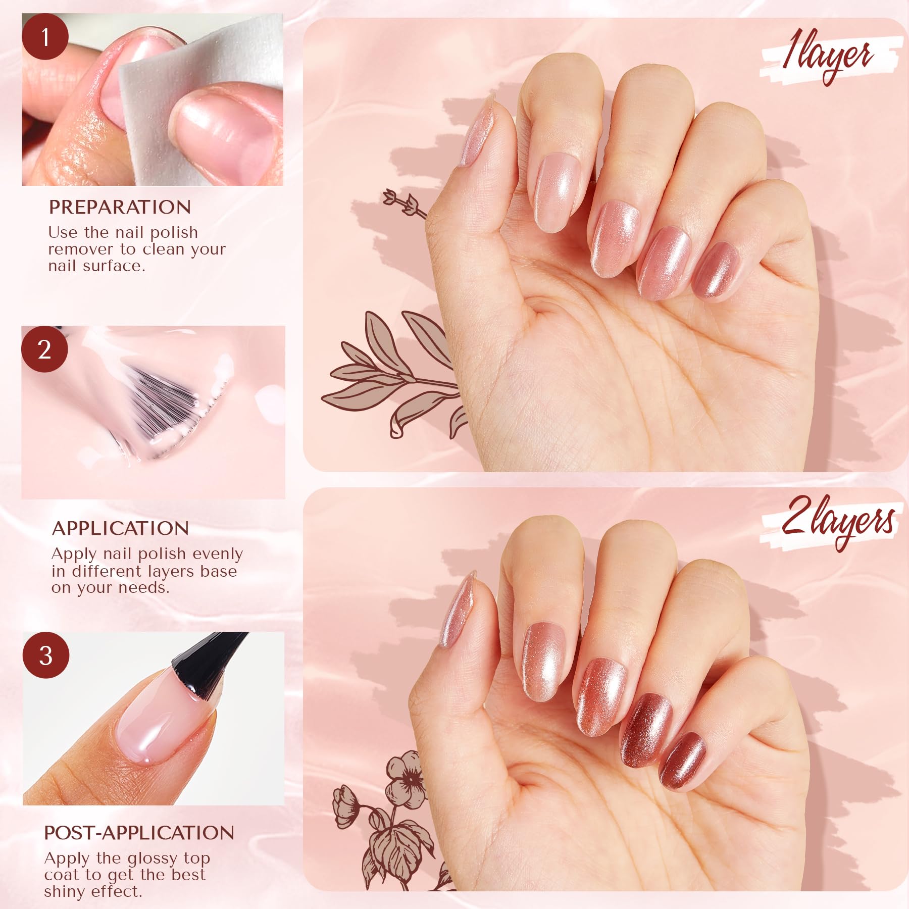 Foto 5 | Set De Esmaltes De Uñas Azurebeauty Vegan 8 Colores Jelly Shimmery - Venta Internacional.