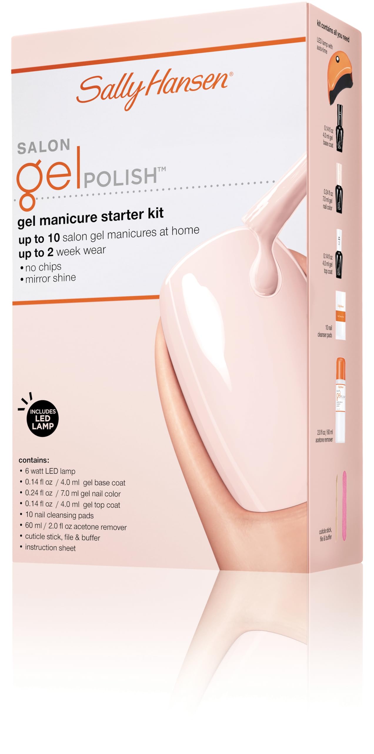 Foto 4 pulgar | Esmalte De Uñas Sally Hansen Salon Gel Shell We Dance 7ml - Venta Internacional.