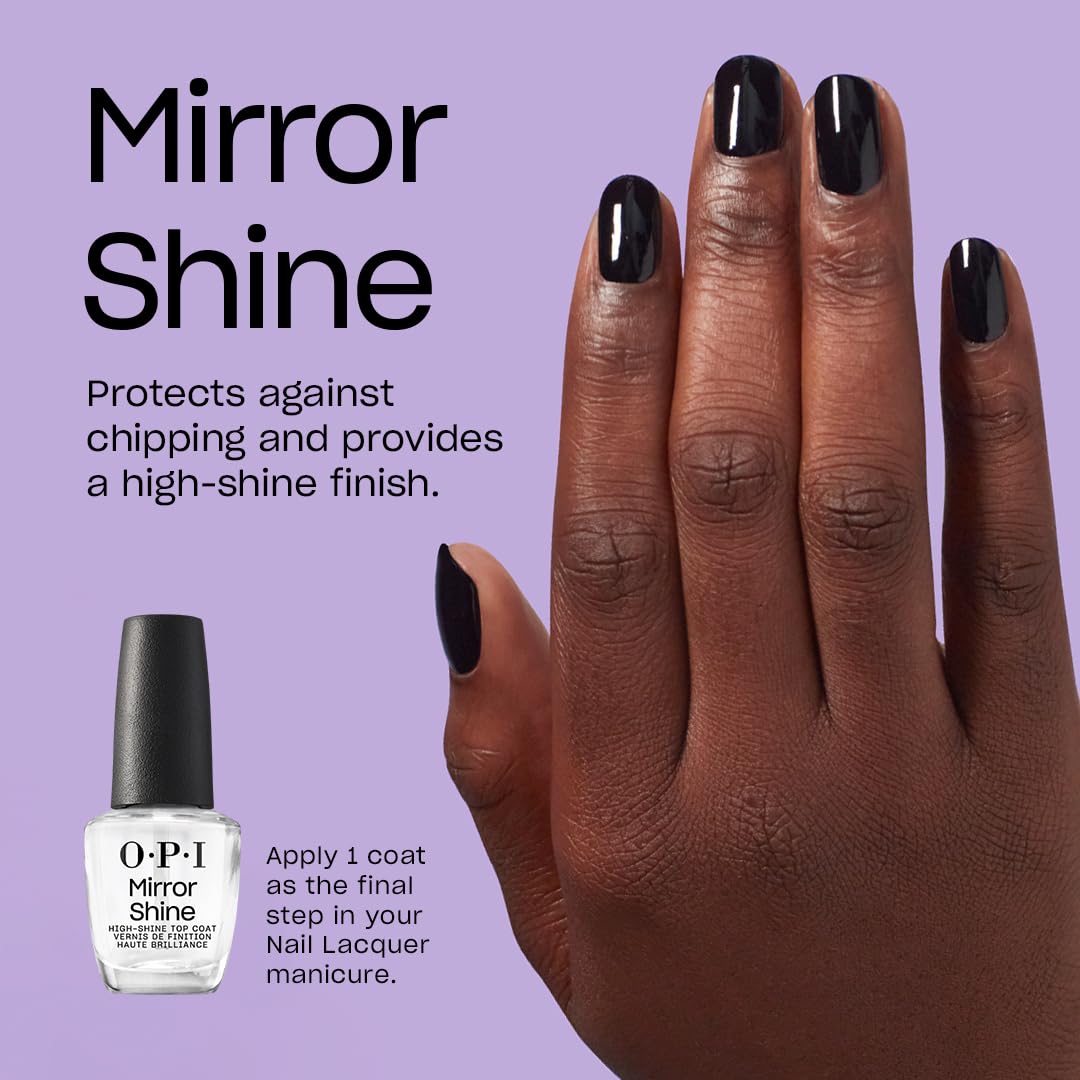 Foto 3 pulgar | Esmalte De Uñas Top Coat Opi Mirror Shine Brilliant & Glossy - Venta Internacional.