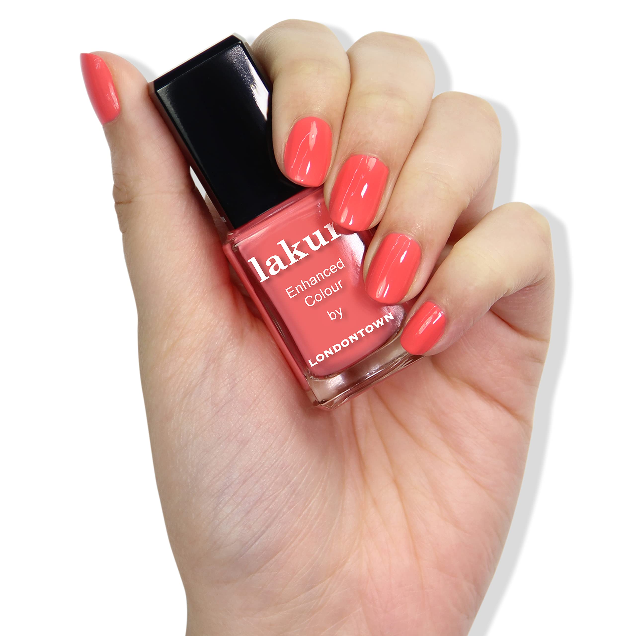 Foto 4 pulgar | Esmalte De Uñas Londontown Lakur Papaya Coral 10ml - Venta Internacional.