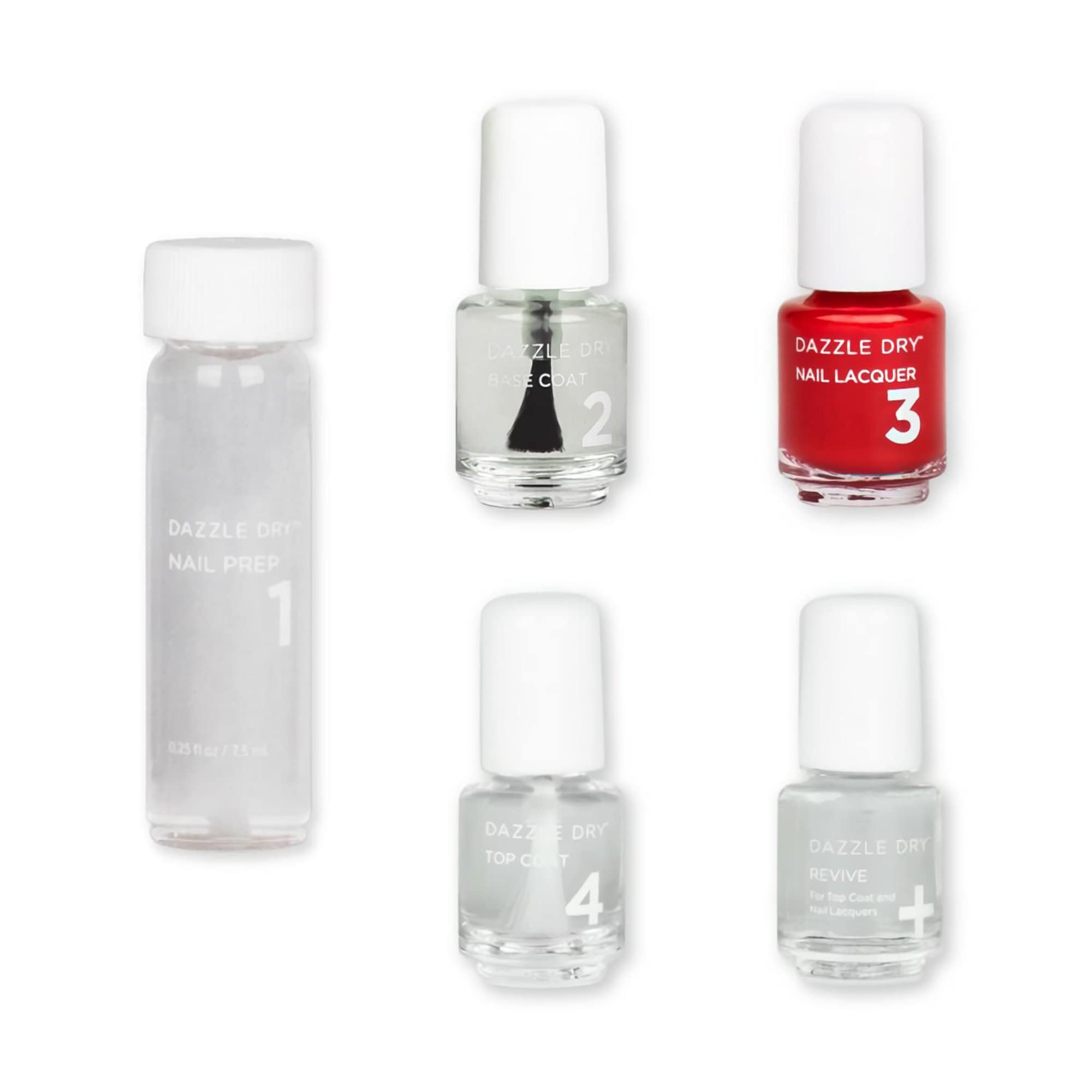 Foto 2 pulgar | Mini Kit De Cuidado De Uñas Dazzle Dry, Sistema Rapid Red De 4 Pasos - Venta Internacional.