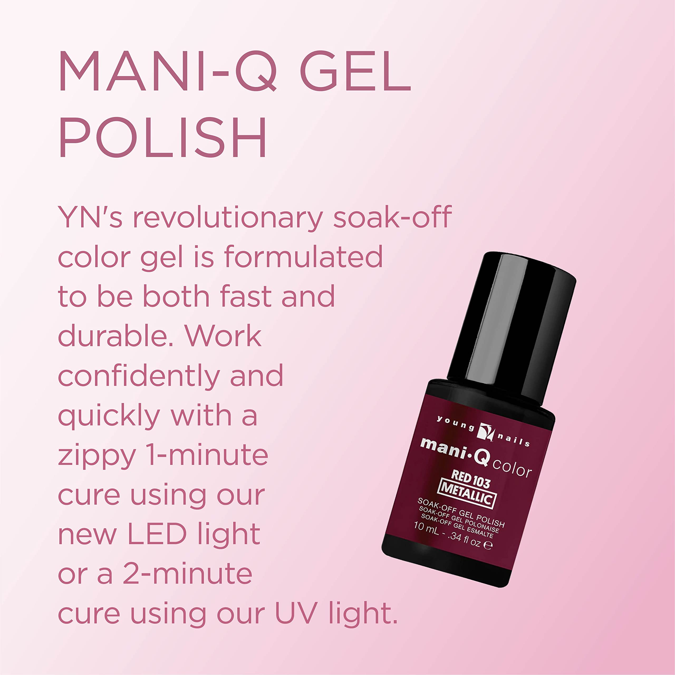 Foto 3 pulgar | Esmalte En Gel Young Nails Mani-q Para Uñas Naturales/artificiales, 10 Ml - Venta Internacional.
