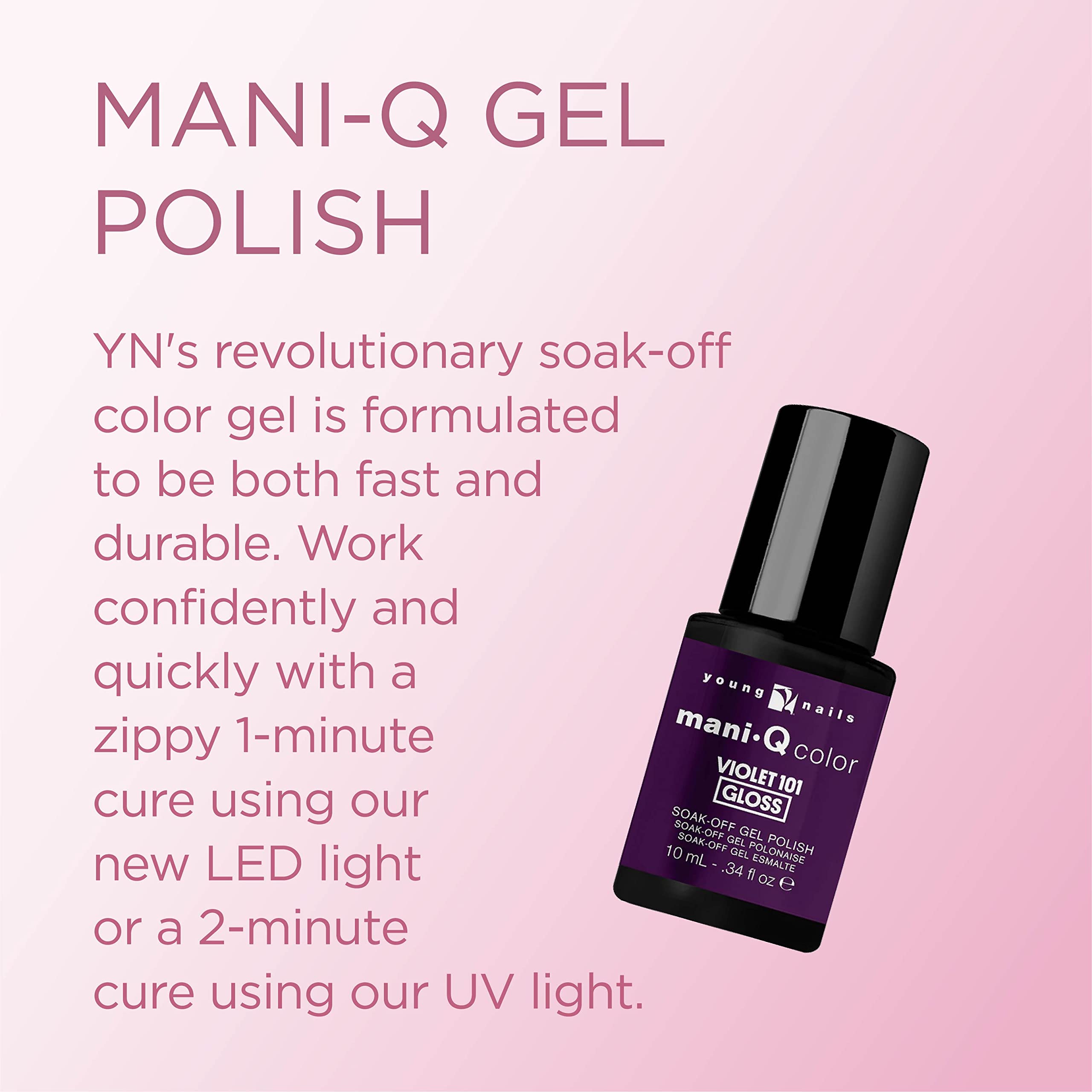 Foto 3 pulgar | Esmalte En Gel Young Nails Mani-q Para Uñas Naturales/artificiales, 10 Ml - Venta Internacional.