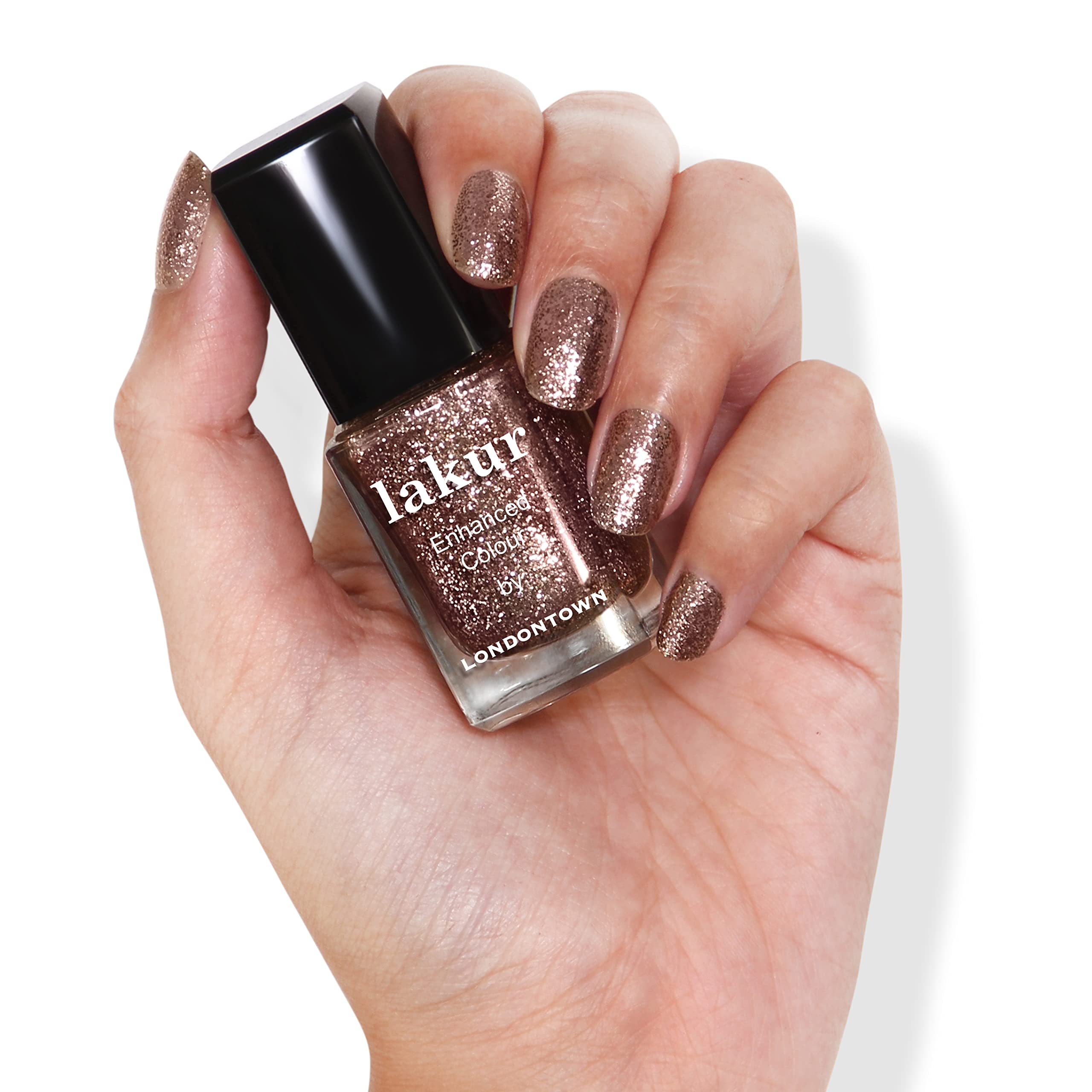 Foto 5 pulgar | Esmalte De Uñas Londontown Rosé All Day Lakur 1.18l Glittery Pink - Venta Internacional.