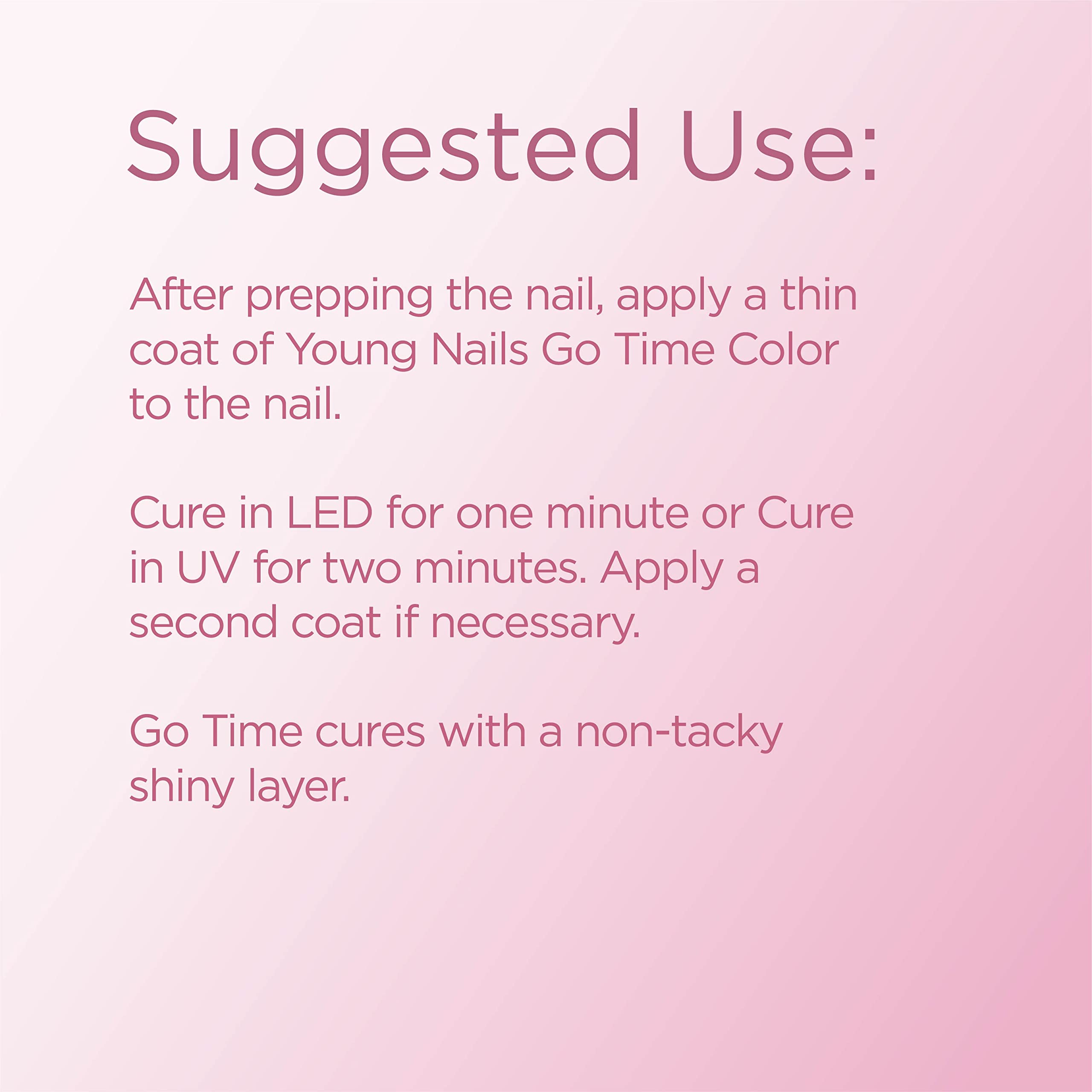 Foto 5 pulgar | Esmalte De Uñas Young Nails Go Time Gel Big Sigh 10 Ml - Venta Internacional.