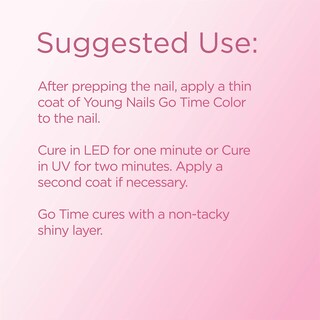 Foto 4 | Esmalte De Uñas Young Nails Go Time Gel Big Sigh 10 Ml - Venta Internacional.