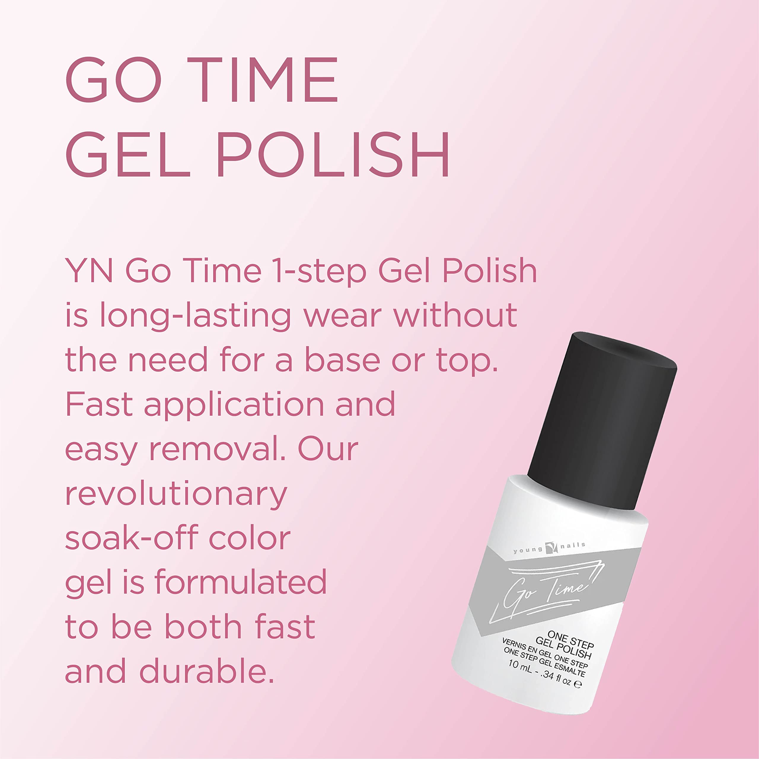 Foto 3 pulgar | Esmalte En Gel Young Nails Go Time Lose Yourself, 10 Ml - Venta Internacional.