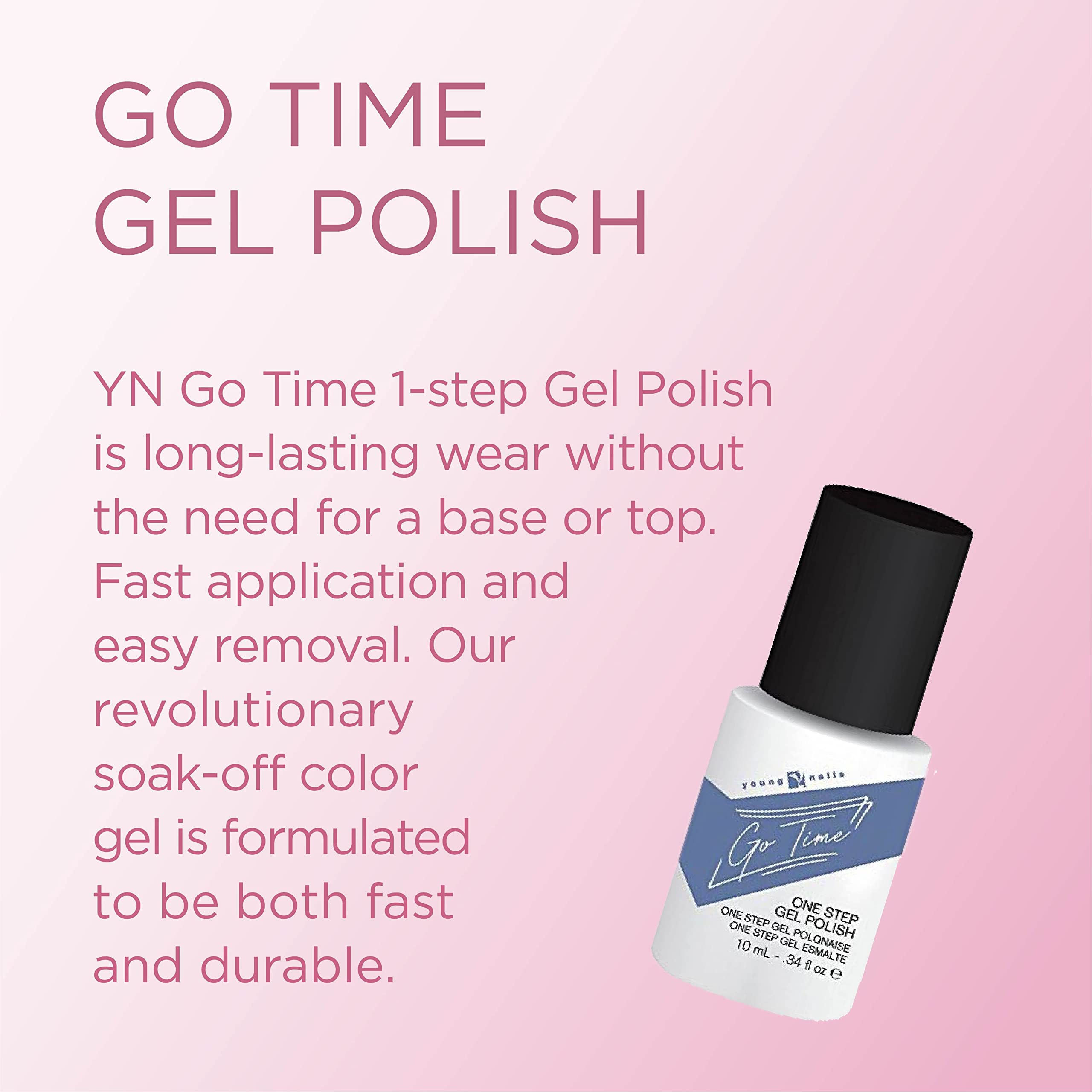 Foto 3 pulgar | Esmalte En Gel Young Nails Go Time Always A Bridesmaid - Venta Internacional.