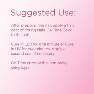 Foto 4 | Esmalte De Uñas En Gel Young Nails Go Time, 10 Ml, Para Uso Natural/artificial - Venta Internacional.