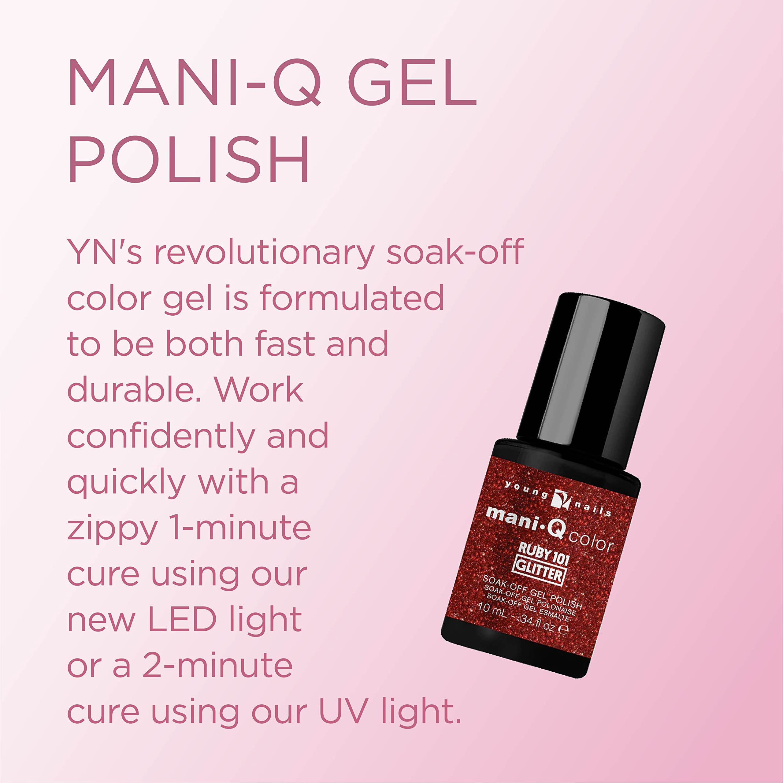 Foto 3 pulgar | Esmalte En Gel Young Nails Mani-q Para Uñas Naturales O Artificiales - Venta Internacional.