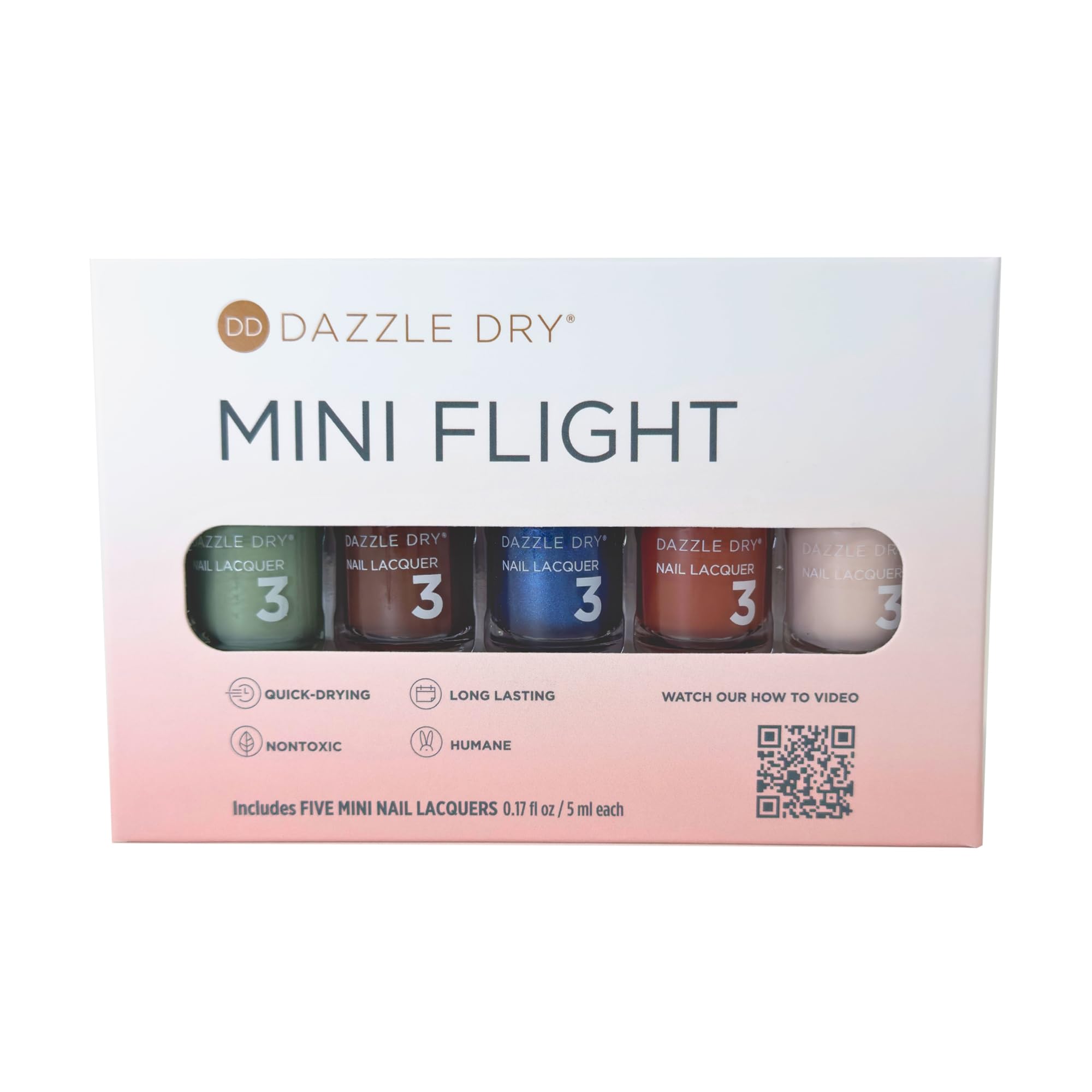 Foto 2 pulgar | Set De Laca De Uñas Dazzle Dry Mini Flight Everyday Muse X5 - Venta Internacional.