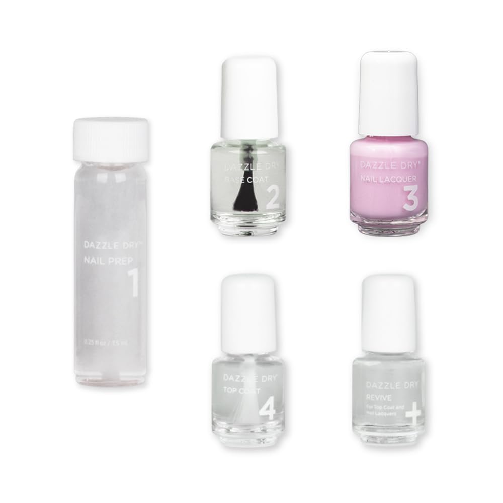 Foto 2 pulgar | Kit De Cuidado De Uñas Dazzle Dry Mini Con Sistema De 4 Pasos Soft Caress Pink - Venta Internacional.