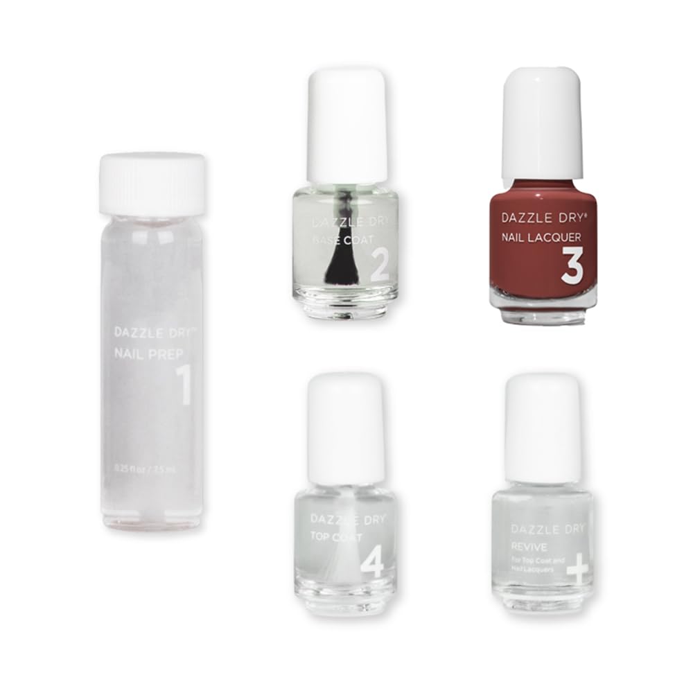 Foto 1 | Kit De Cuidado De Uñas Dazzle Dry Mini, Sistema De 4 Pasos Cinnamon Spice - Venta Internacional.