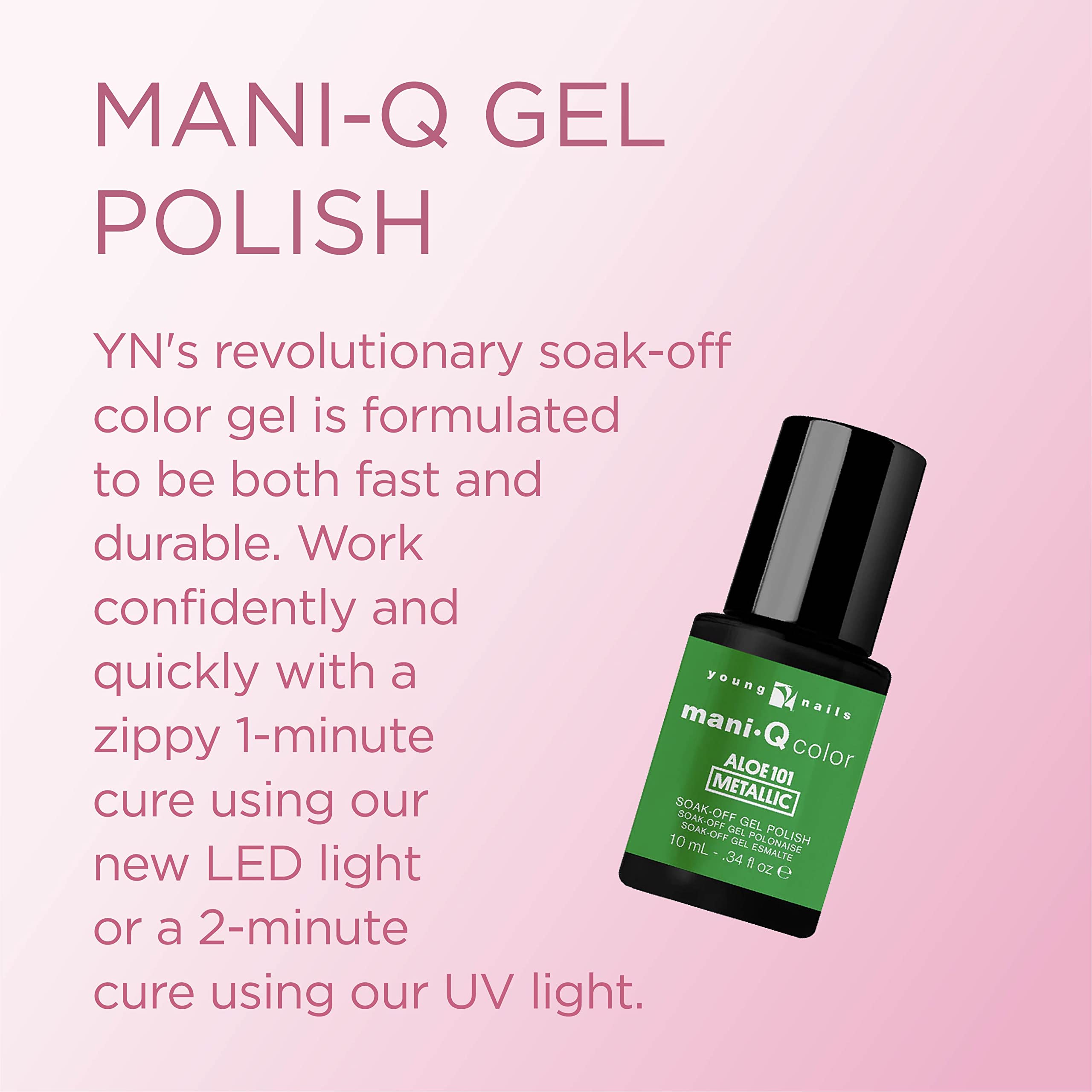Foto 3 pulgar | Esmalte De Uñas En Gel Young Nails Mani-q Soak Off 10 Ml Led/uv - Venta Internacional.