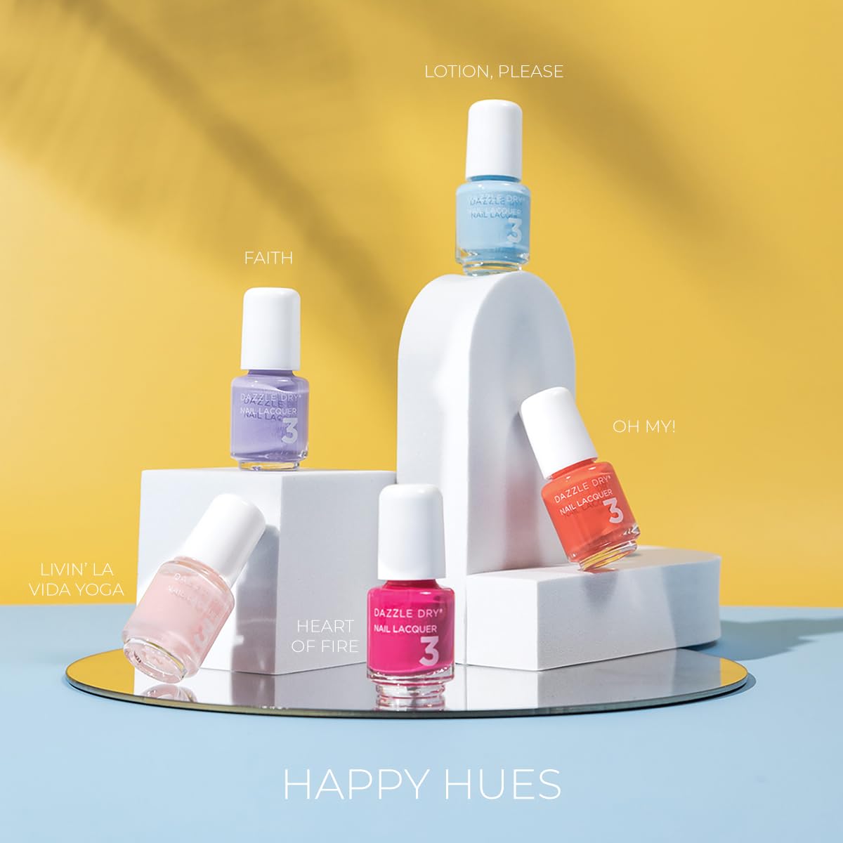 Foto 3 pulgar | Set De Laca De Uñas Dazzle Dry Mini Flight Happy Hues X5 - Venta Internacional.
