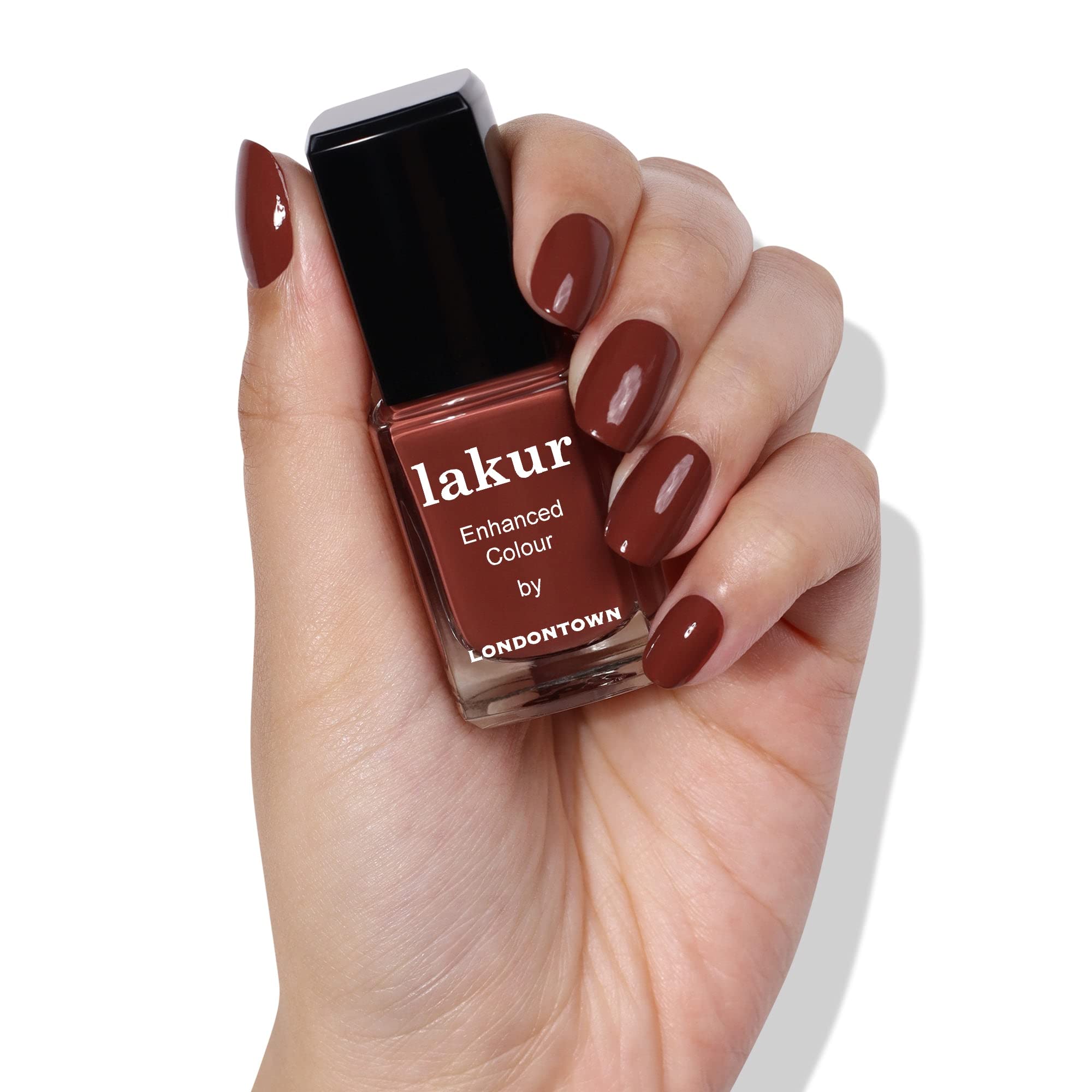 Foto 4 pulgar | Esmalte De Uñas Londontown Hot Chocolate Brown Brillante 12 Ml Lakur - Venta Internacional.
