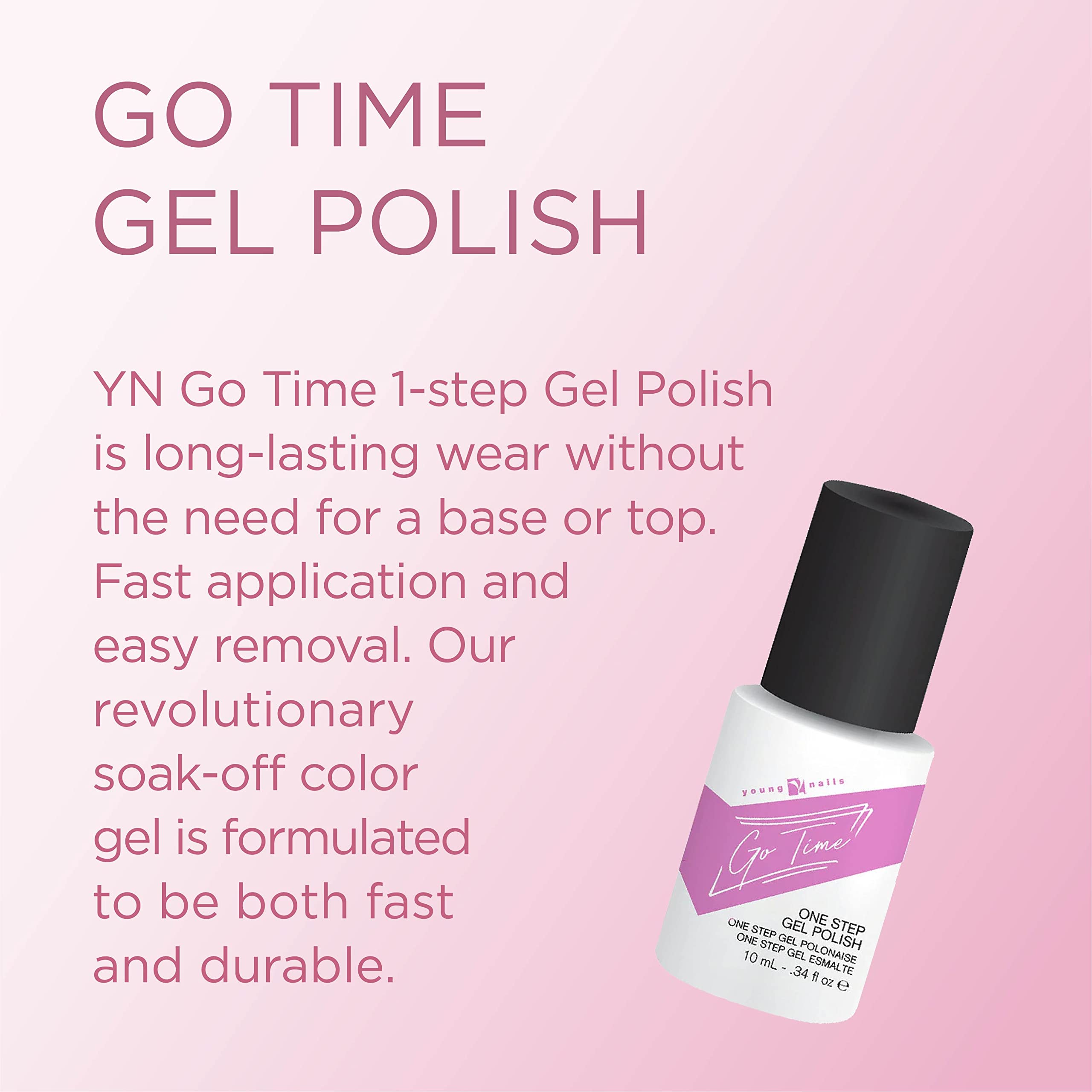 Foto 3 pulgar | Esmalte En Gel Young Nails Go Time Not Your Baby Uv/led, 10 Ml - Venta Internacional.