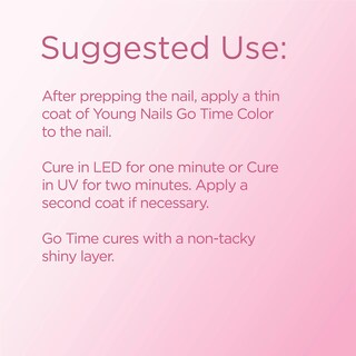 Foto 3 | Esmalte En Gel Young Nails Go Time Not Your Baby Uv/led, 10 Ml - Venta Internacional.