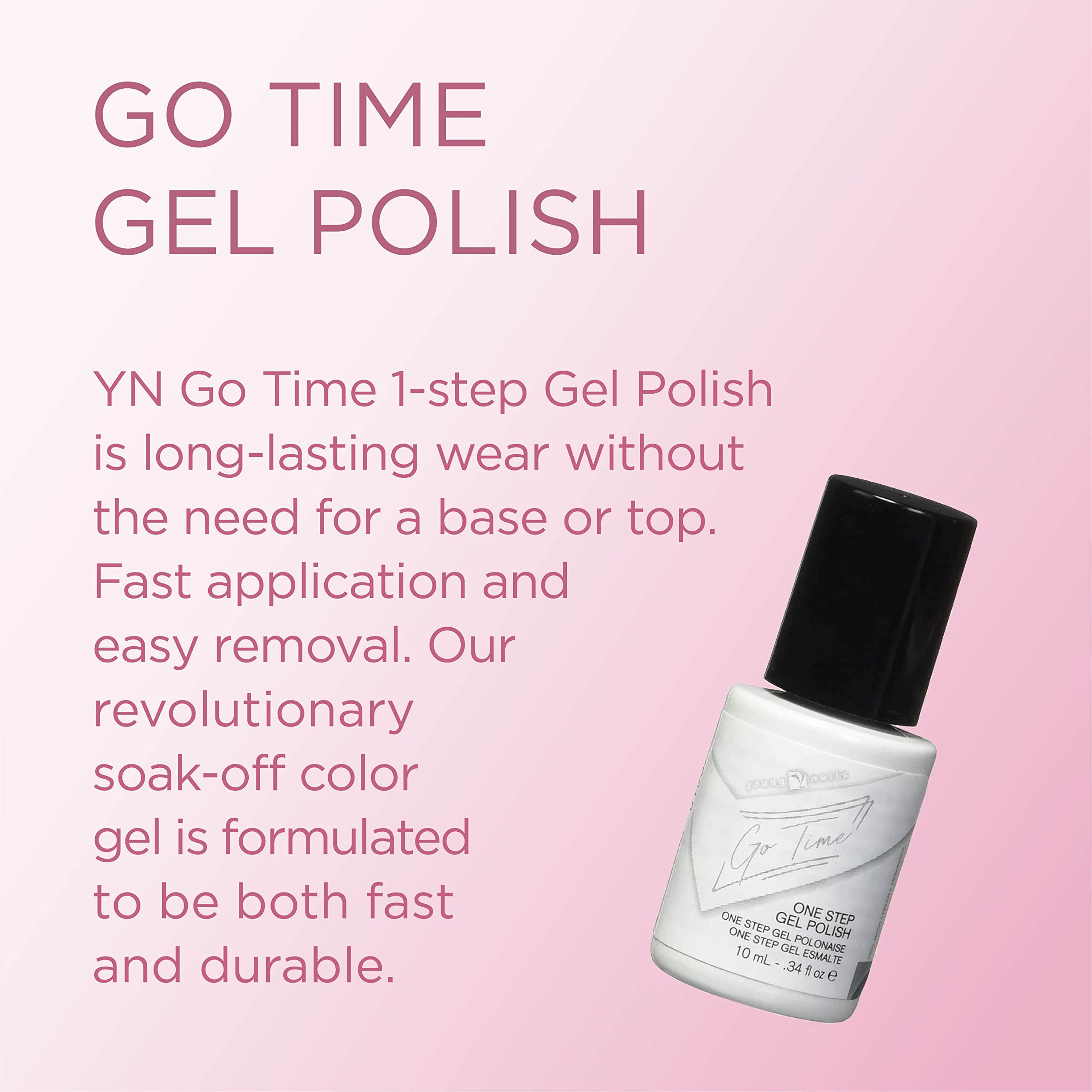Foto 3 pulgar | Esmalte En Gel Young Nails Go Time Heaven Help Me - Venta Internacional.