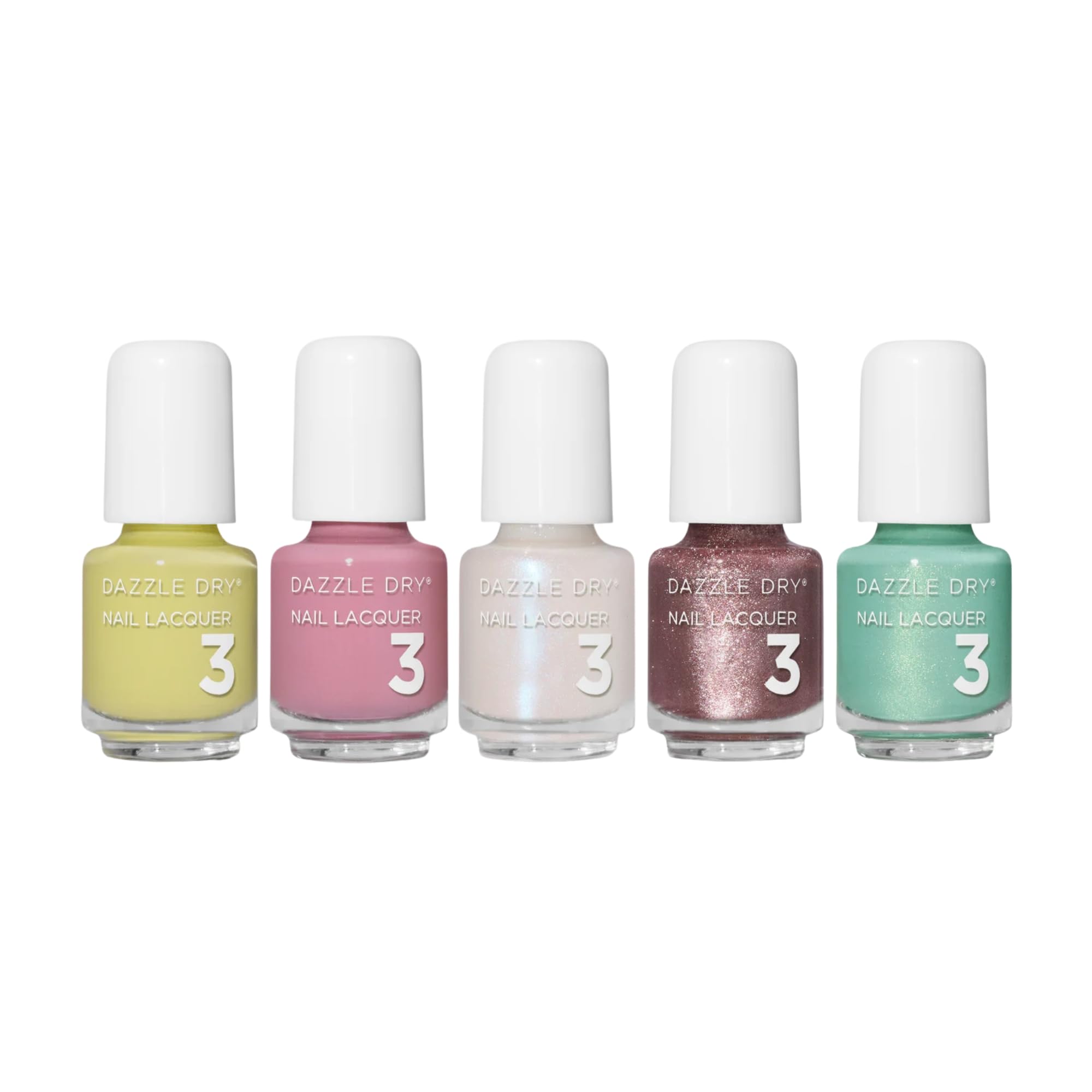 Foto 2 pulgar | Set De Laca De Uñas Dazzle Dry Mini Flight Seleccionado A Mano, 5 Ml X 5 - Venta Internacional.