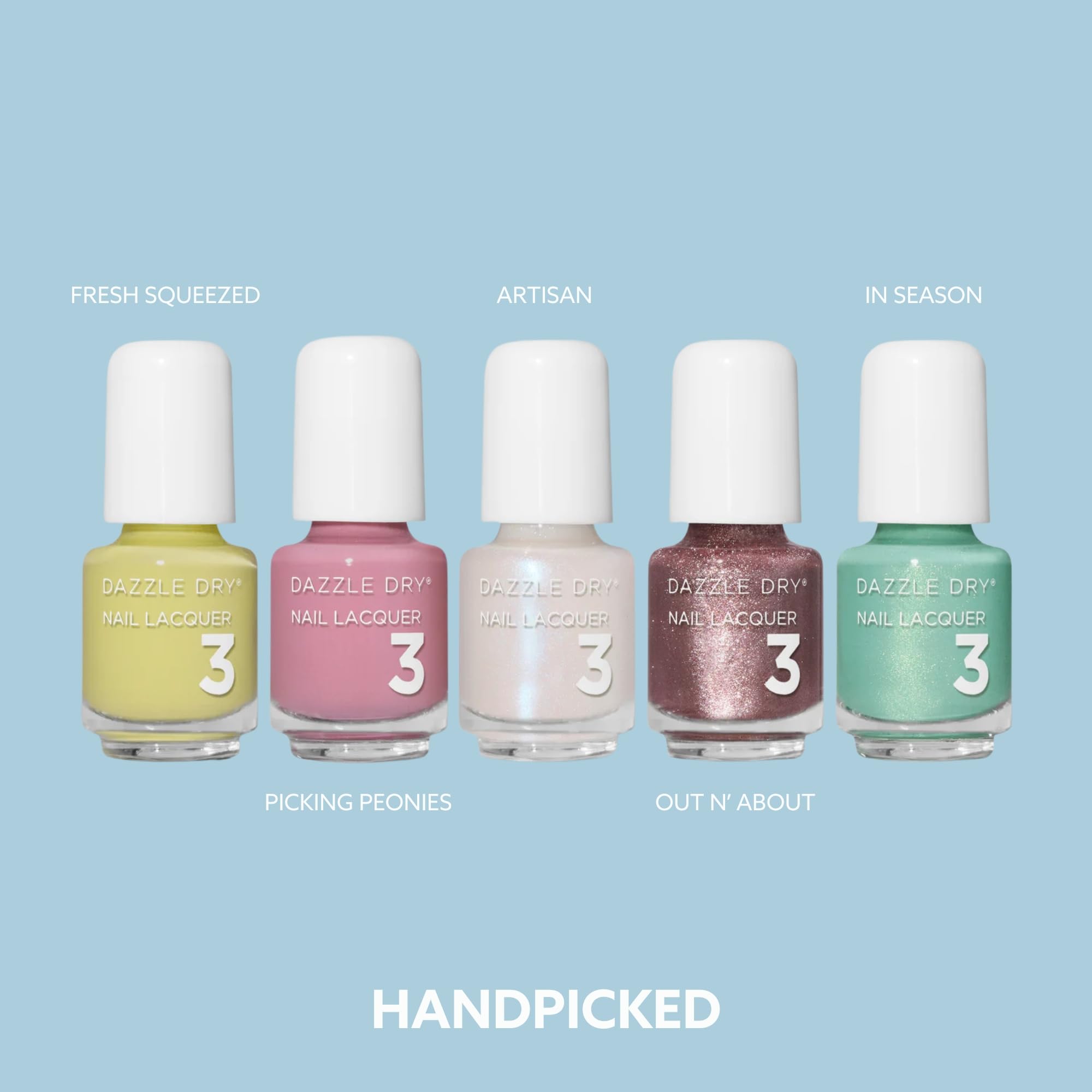 Foto 4 pulgar | Set De Laca De Uñas Dazzle Dry Mini Flight Seleccionado A Mano, 5 Ml X 5 - Venta Internacional.