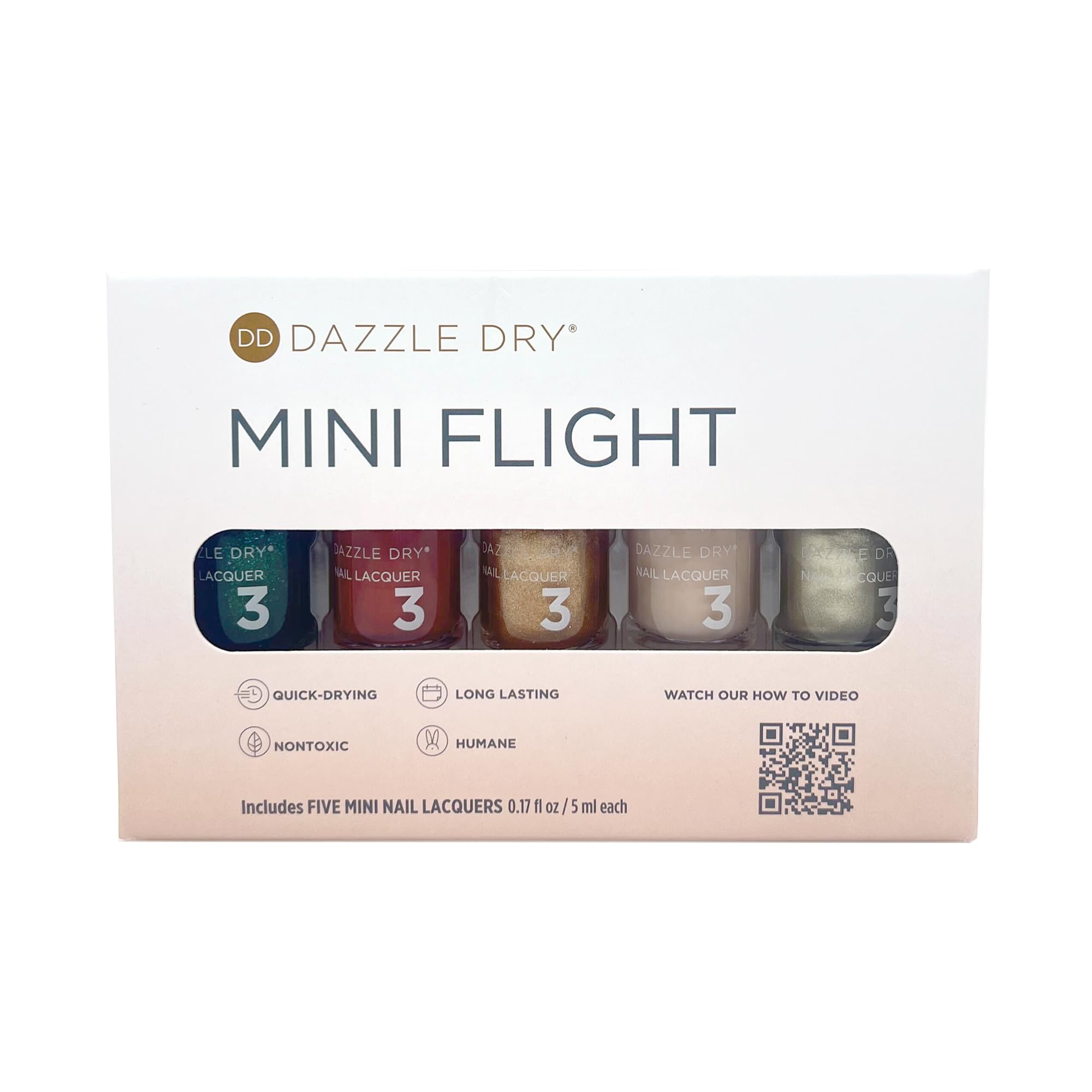 Foto 2 pulgar | Set De Laca De Uñas Dazzle Dry Mini Flight Afterparty, 5 X 5 Ml - Venta Internacional.