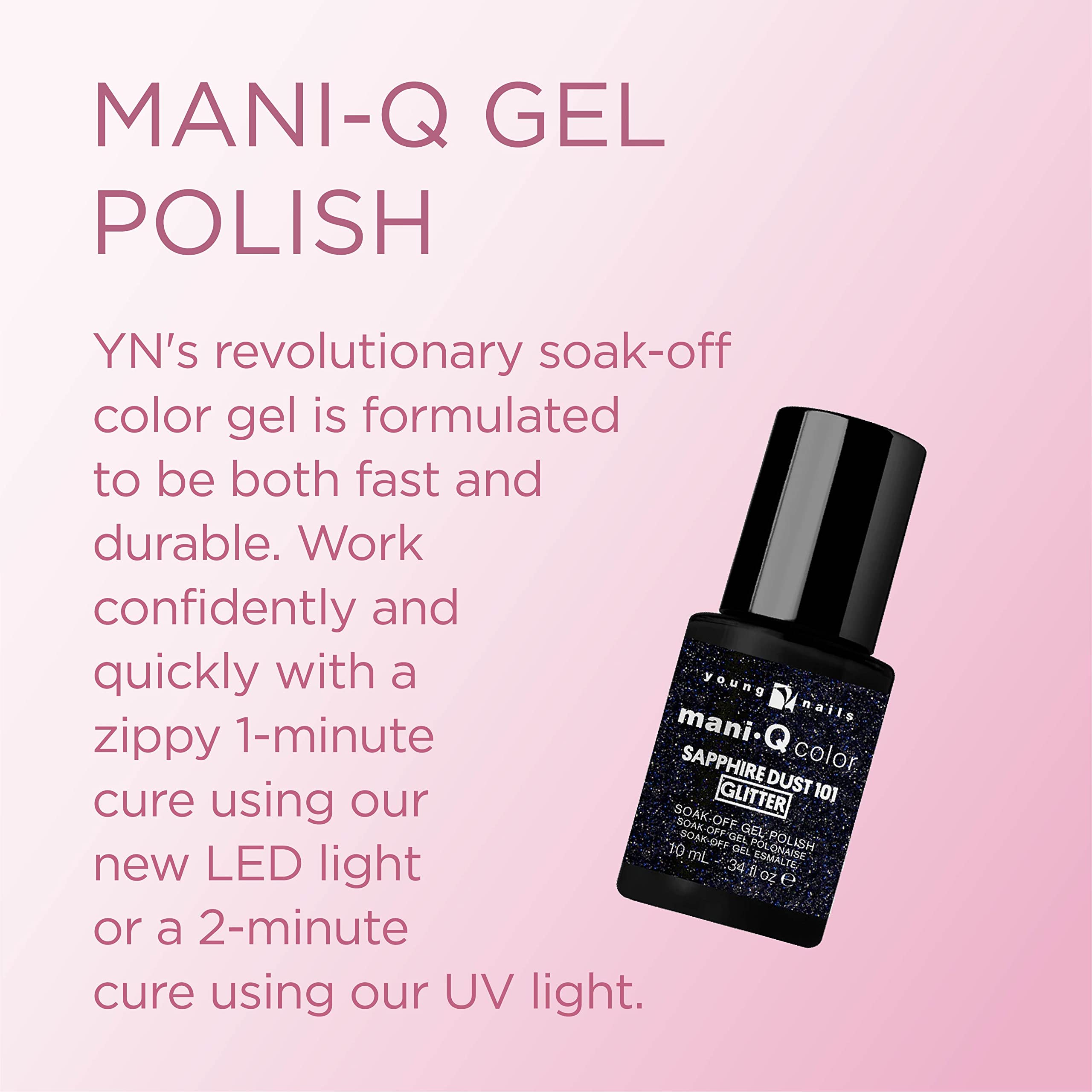 Foto 3 pulgar | Esmalte De Uñas En Gel Young Nails Mani-q Para Uñas Naturales/artificiales - Venta Internacional.