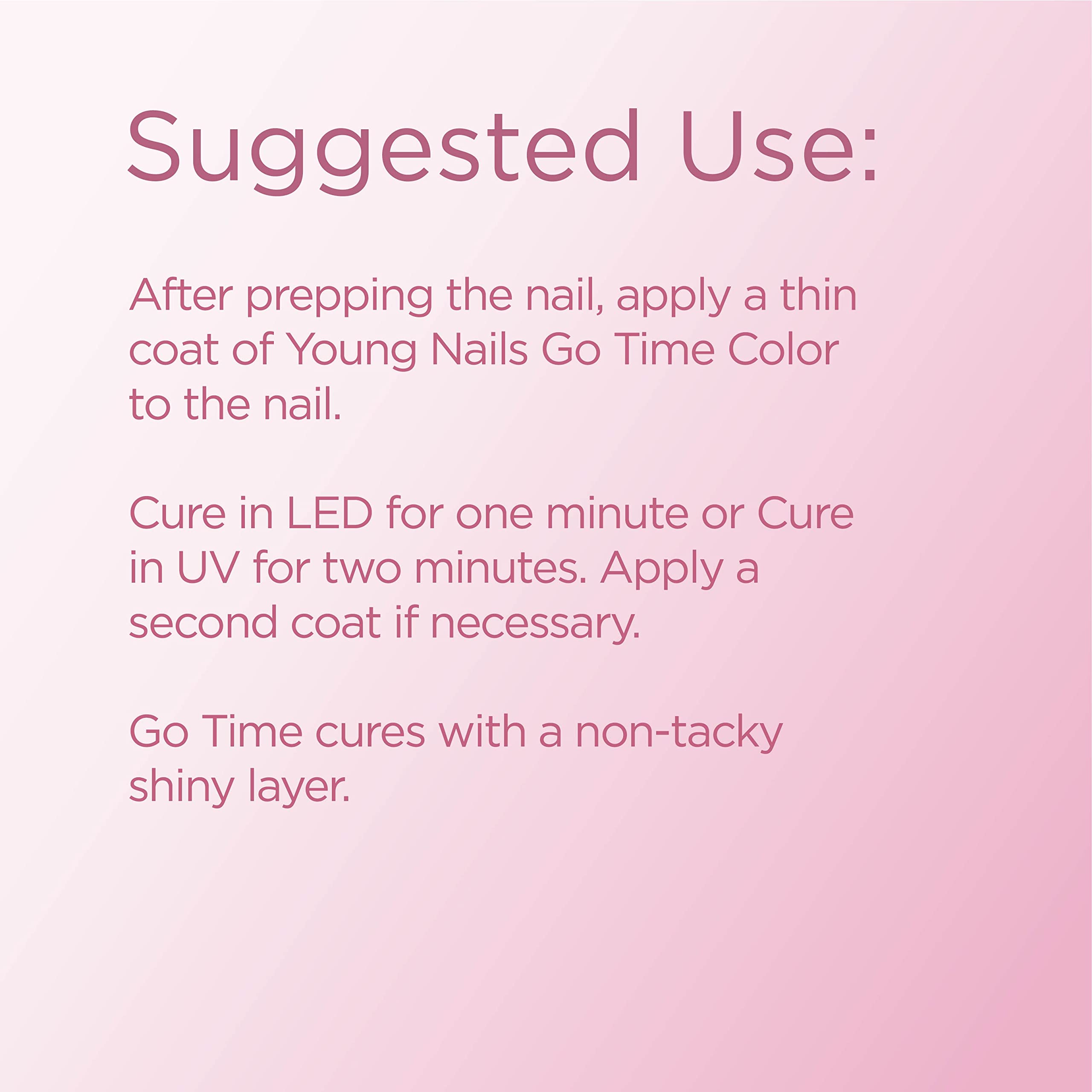 Foto 5 pulgar | Esmalte En Gel Young Nails Go Time Straight Up Sin Azúcar, 10 Ml - Venta Internacional.