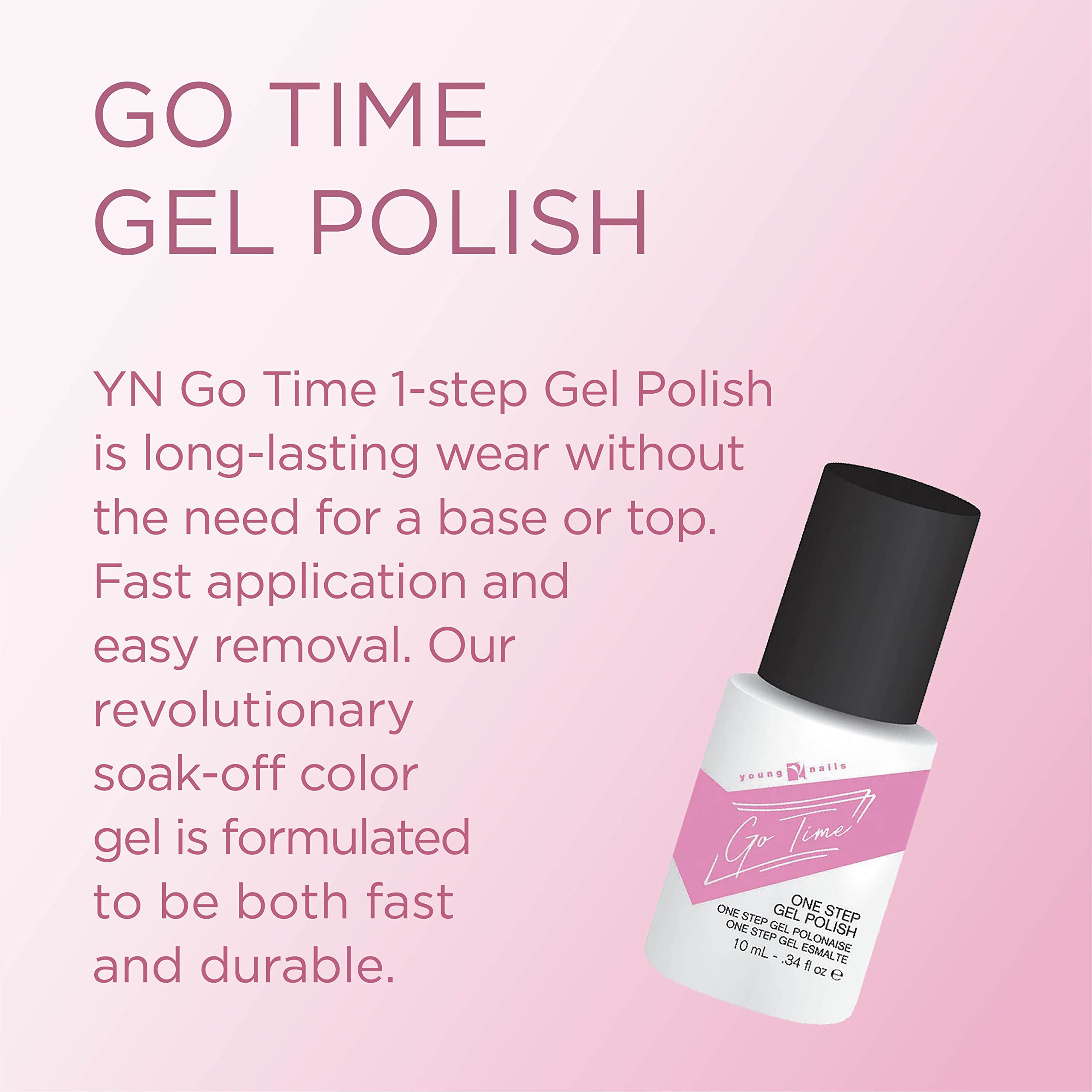 Foto 3 pulgar | Esmalte En Gel Young Nails Go Time Nom Nom, Curado Con Rayos Uv/led, 10 Ml - Venta Internacional.