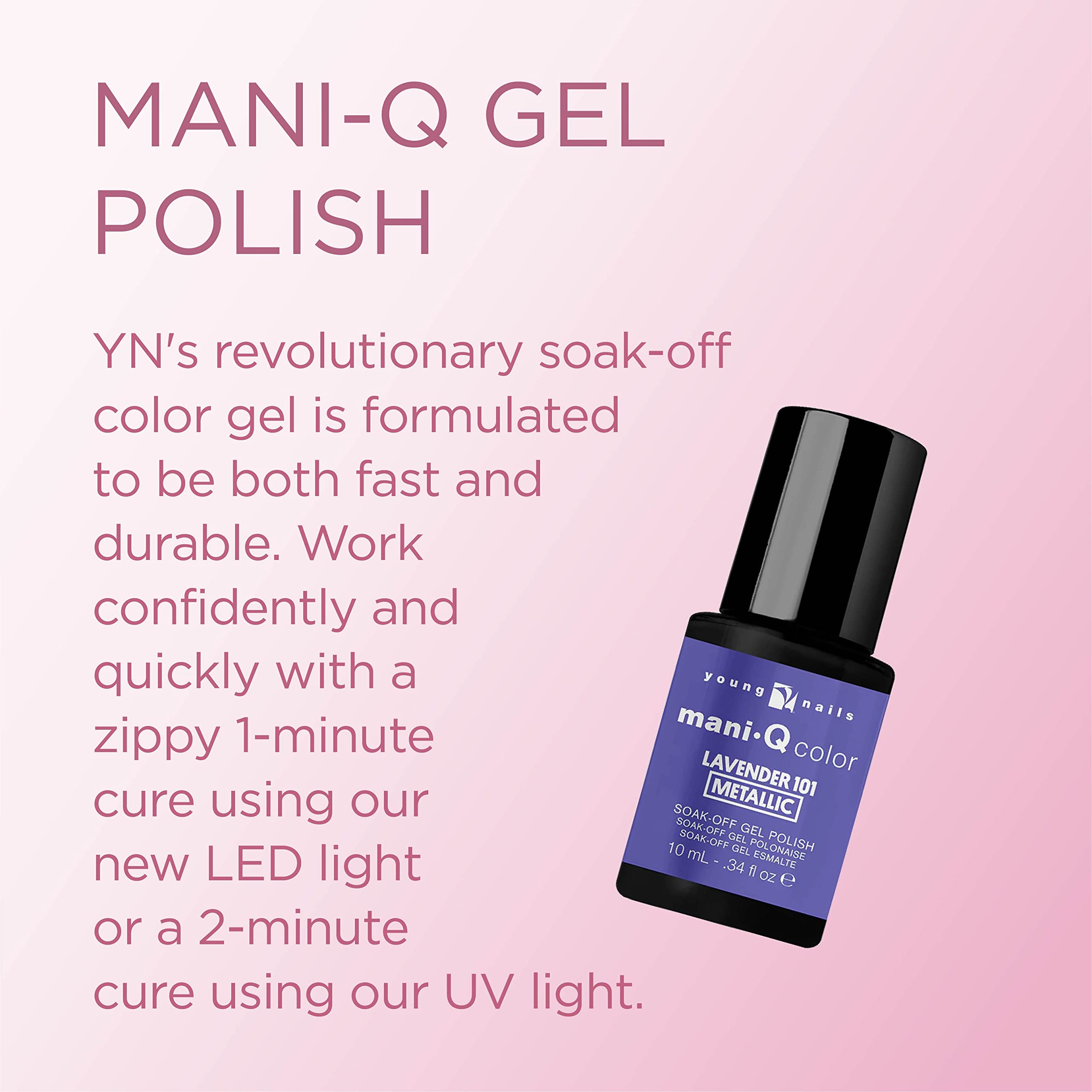 Foto 3 pulgar | Esmalte En Gel Young Nails Mani-q Para Uñas Naturales/artificiales, 10 Ml - Venta Internacional.