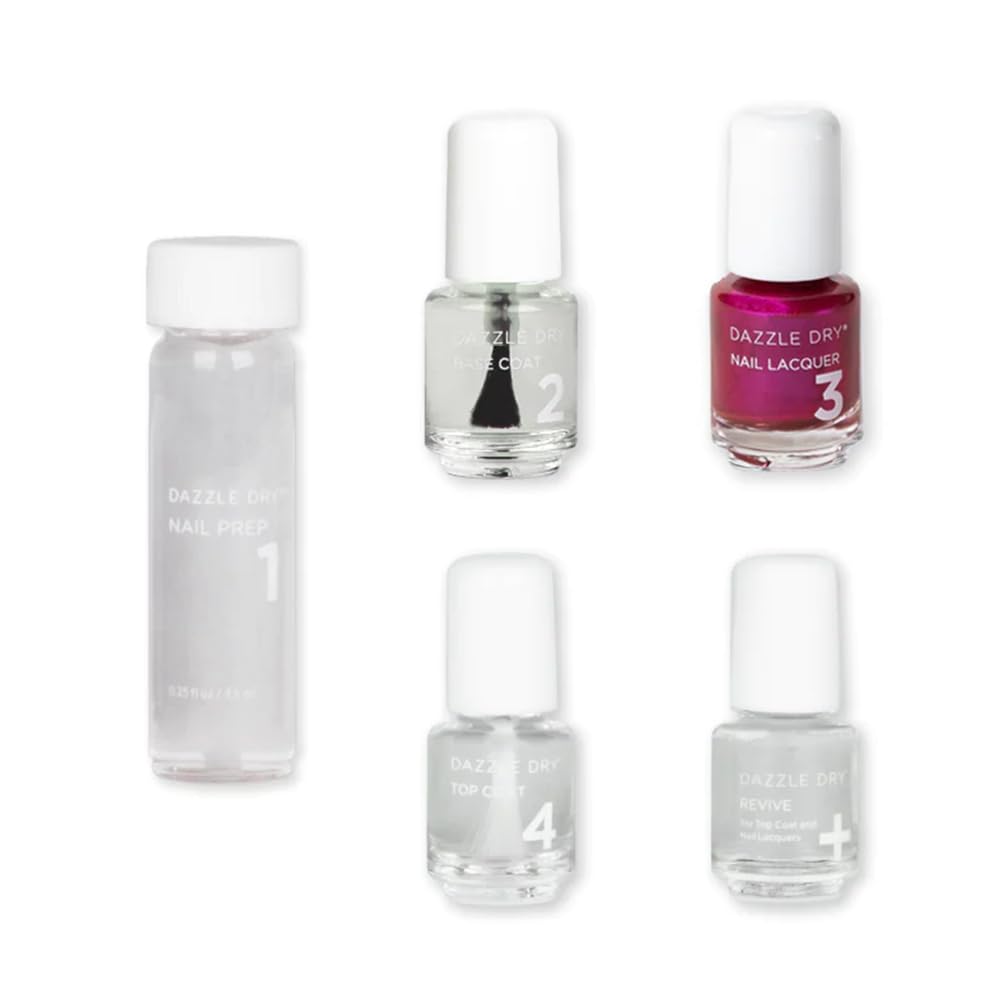 Foto 2 pulgar | Kit De Uñas Dazzle Dry Mini, Sistema De 4 Pasos, Caleidoscopio, Fucsia - Venta Internacional.