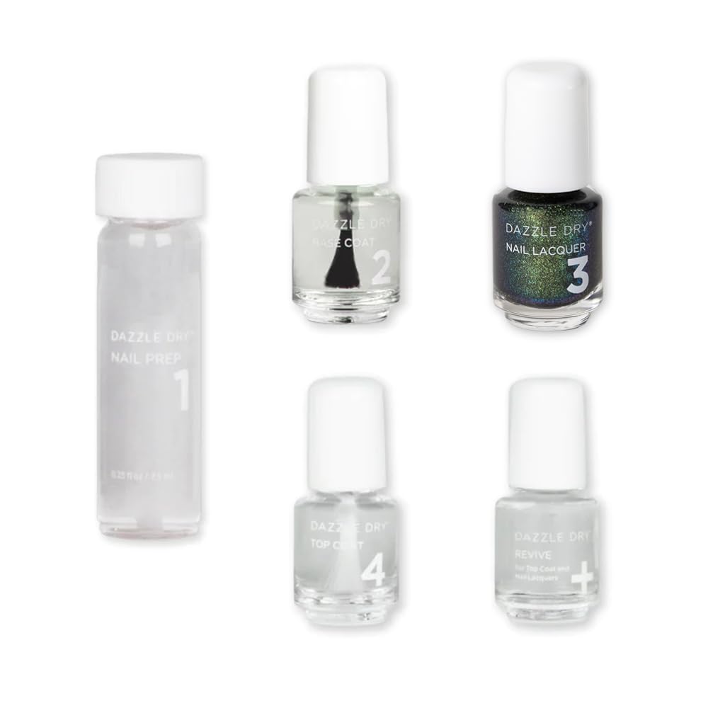 Foto 2 pulgar | Kit De Cuidado De Uñas Dazzle Dry Mini, Sistema De 4 Pasos, Color Verde Libélula - Venta Internacional.