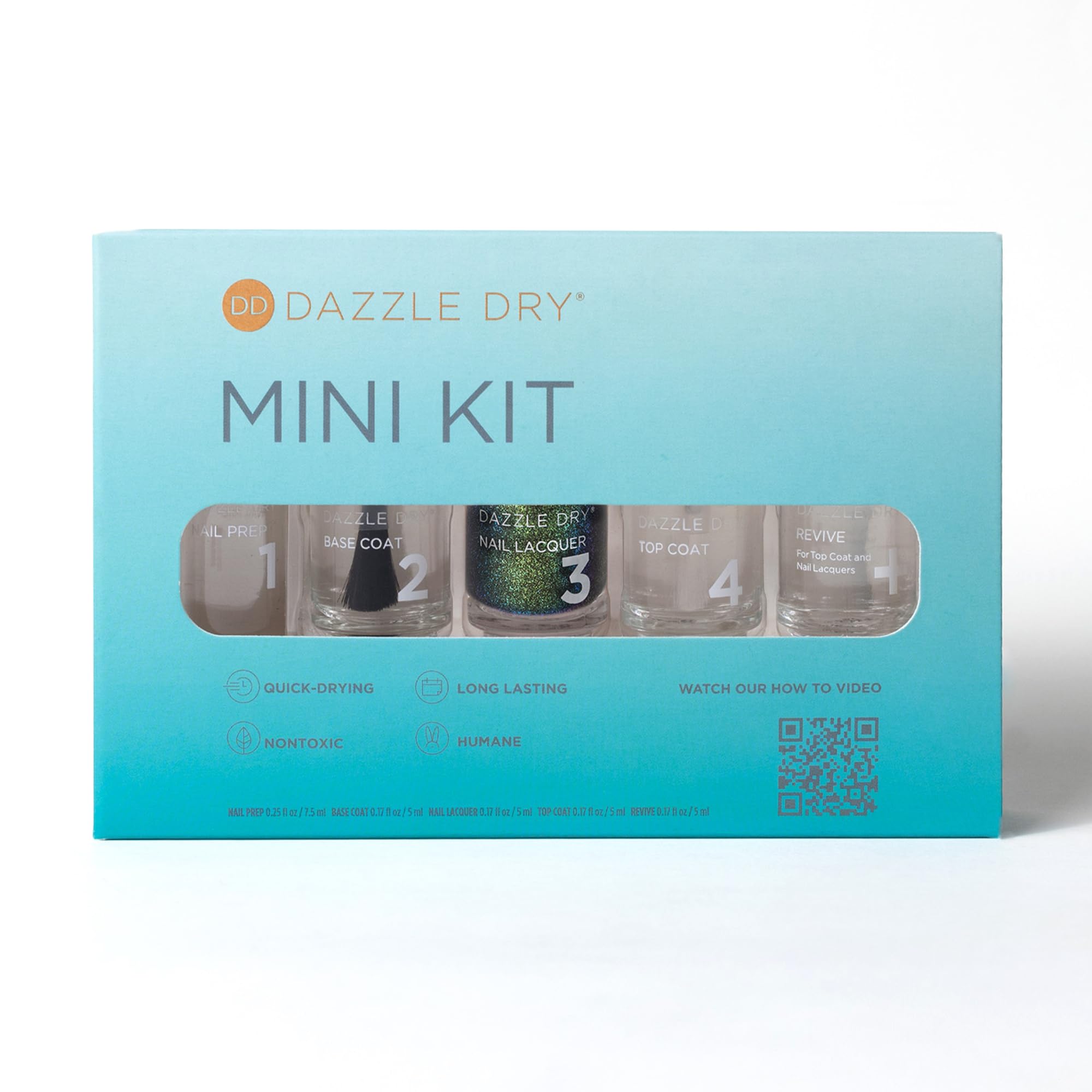 Foto 4 pulgar | Kit De Cuidado De Uñas Dazzle Dry Mini, Sistema De 4 Pasos, Color Verde Libélula - Venta Internacional.