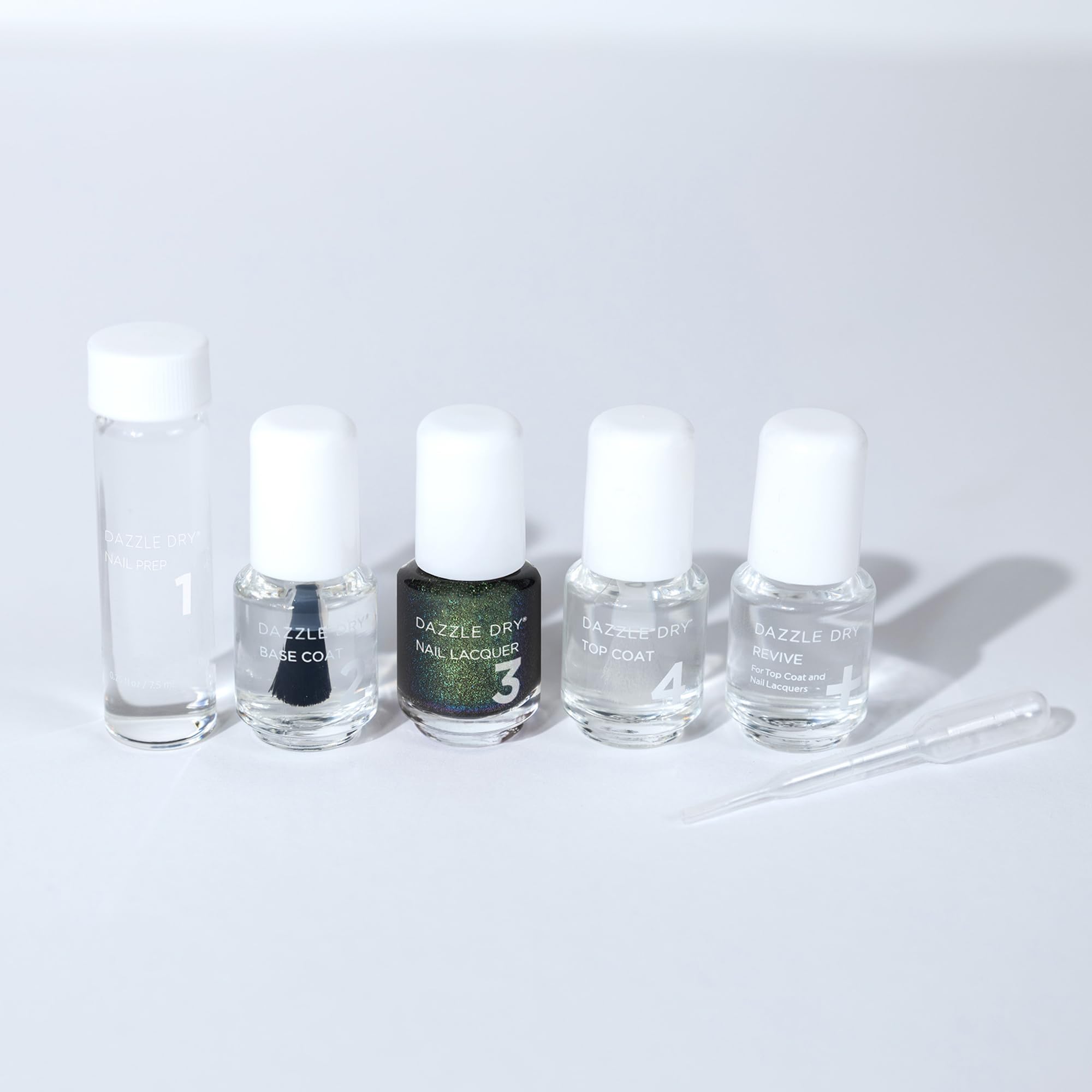 Foto 5 pulgar | Kit De Cuidado De Uñas Dazzle Dry Mini, Sistema De 4 Pasos, Color Verde Libélula - Venta Internacional.