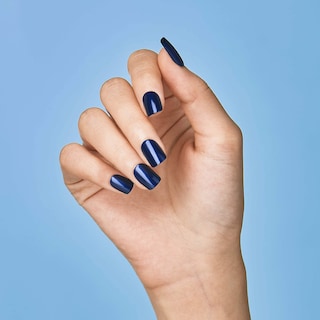Foto 6 | Press On Nails Impress Never Too - Pantalones Cortos, Color Azul Marino - Venta Internacional.
